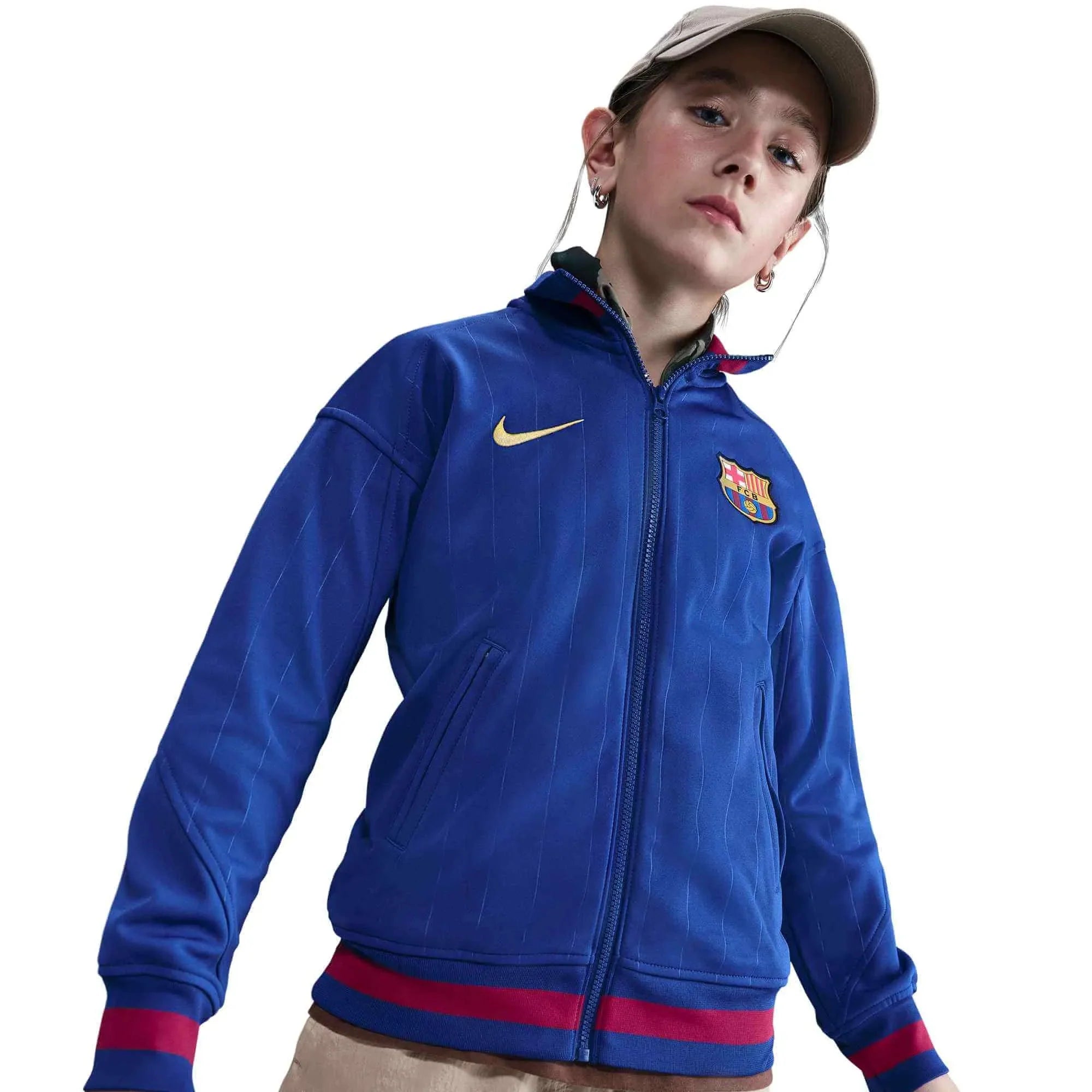 Nike 2025-26 Barcelona Youth Academy Pro Anthem Jacket 3