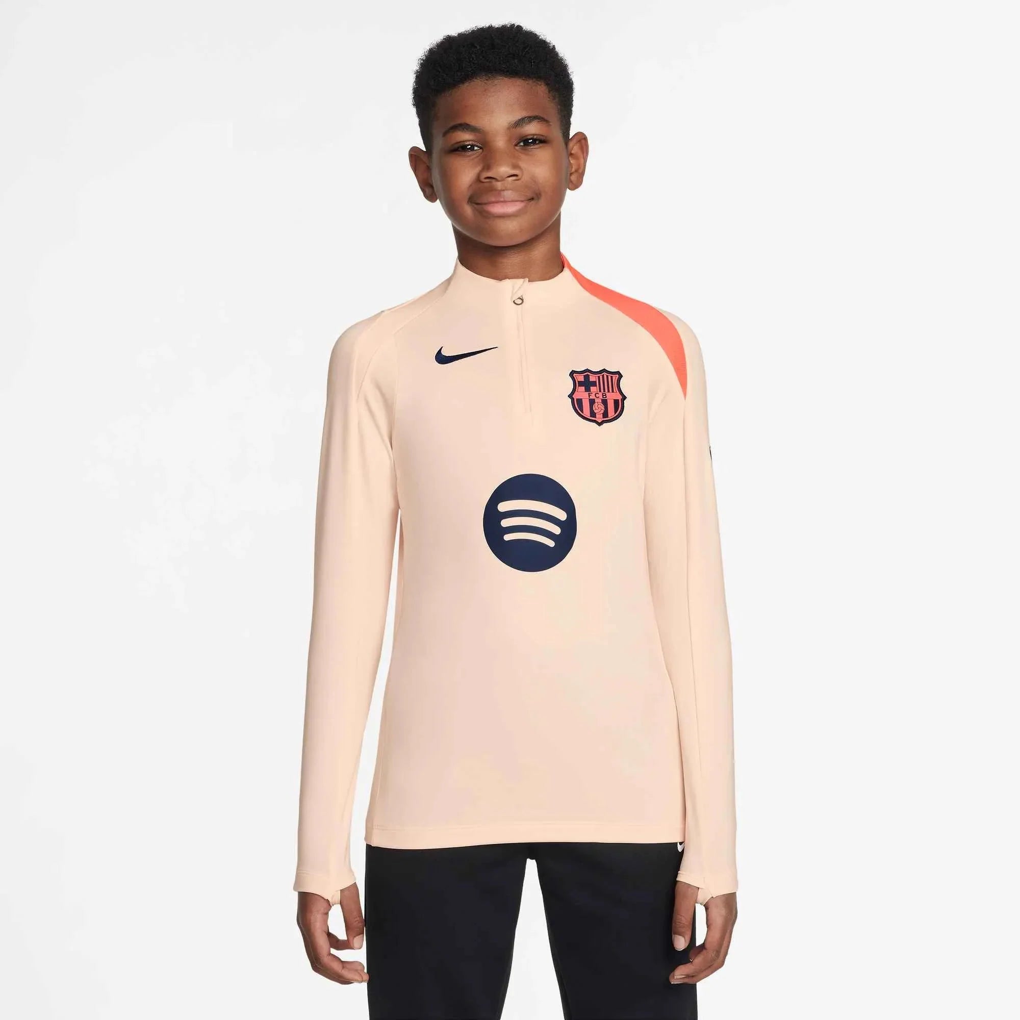 Nike 2025-26 Barcelona Youth DF Strike Drill Top 1