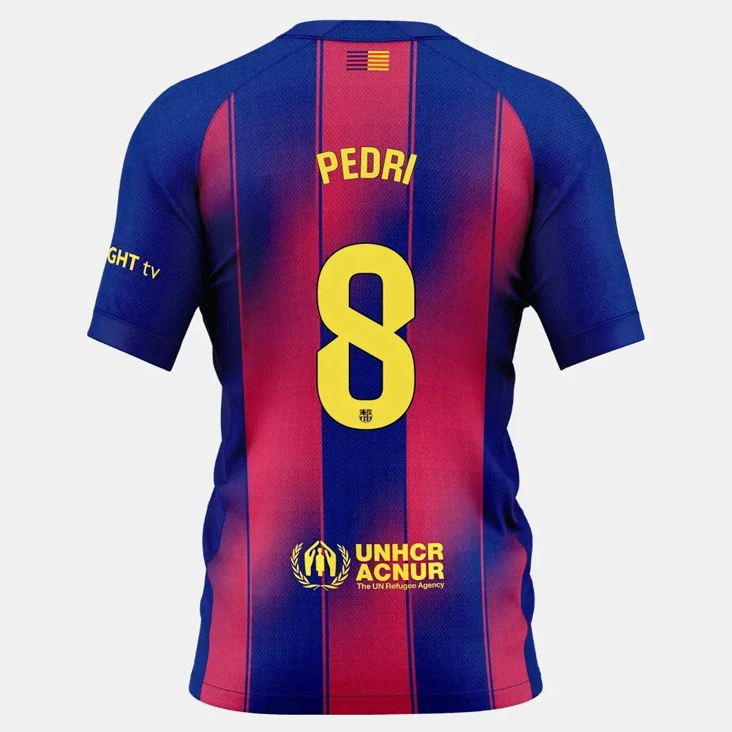 Nike 2025-26 Barcelona Women's Stadium Home Soccer Jersey (No Sponsor) 9