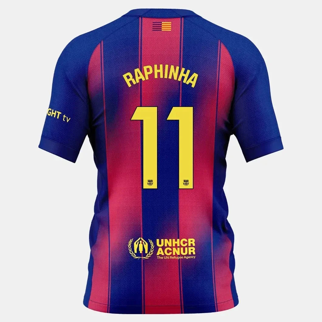 Nike 2025-26 Barcelona Women's Stadium Home Soccer Jersey (No Sponsor) 6