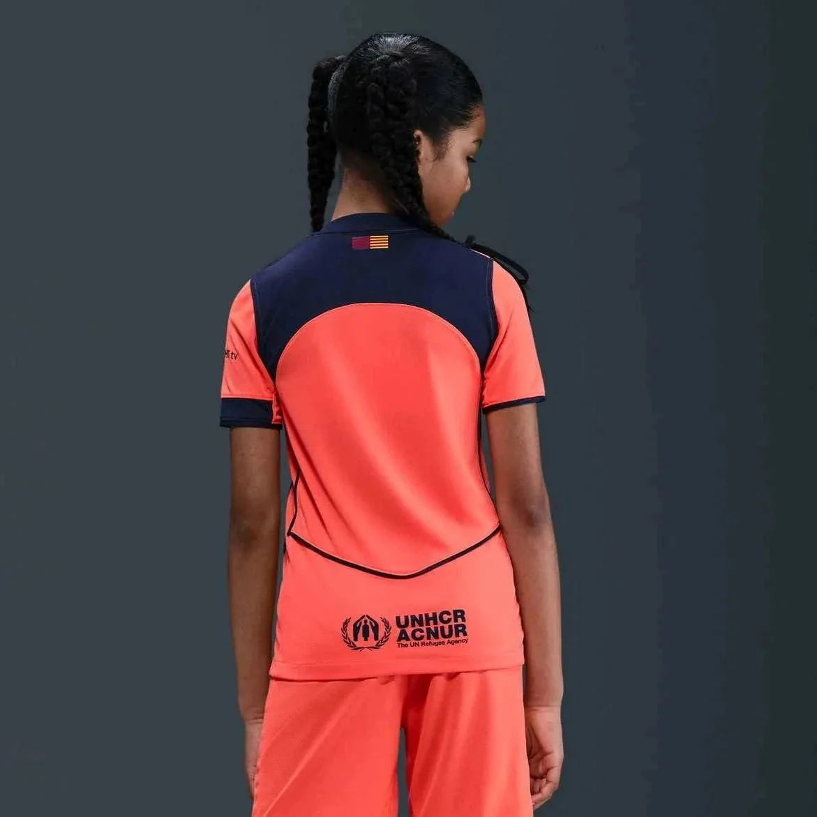 Nike 2025-26 Barcelona Youth Stadium Third Soccer Jersey 4