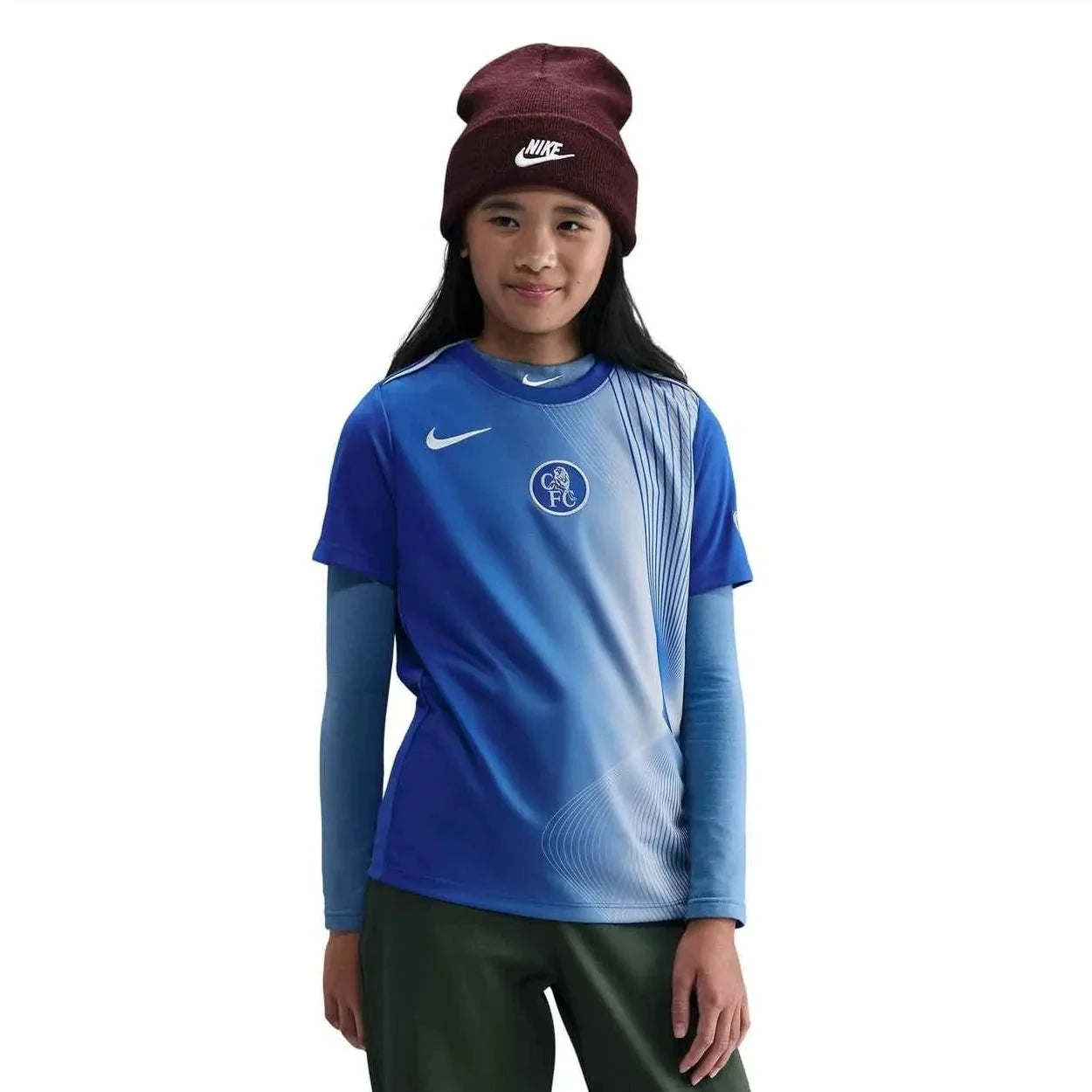 Nike 2025-26 Chelsea Youth DF Academy Pro Top 1