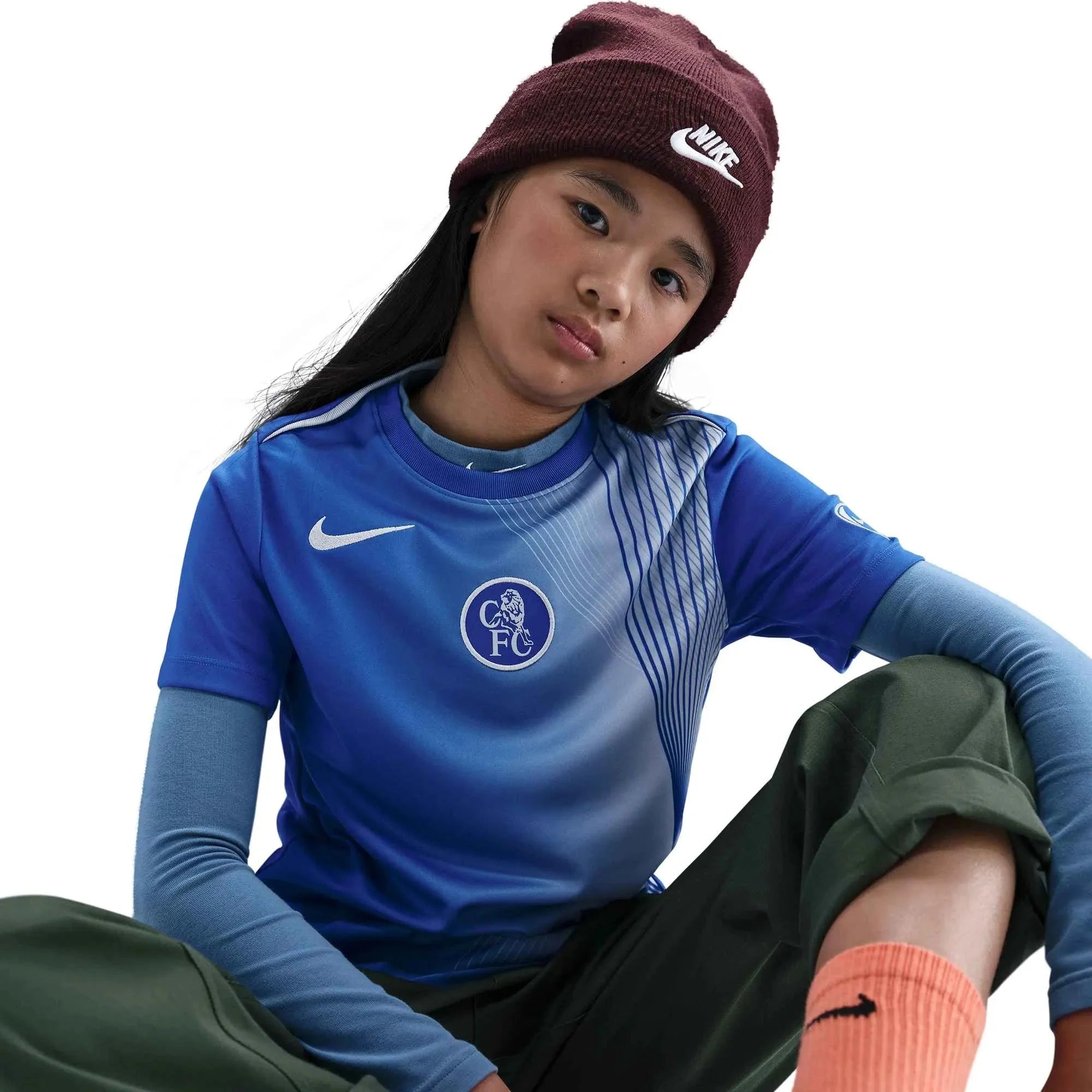 Nike 2025-26 Chelsea Youth DF Academy Pro Top 3