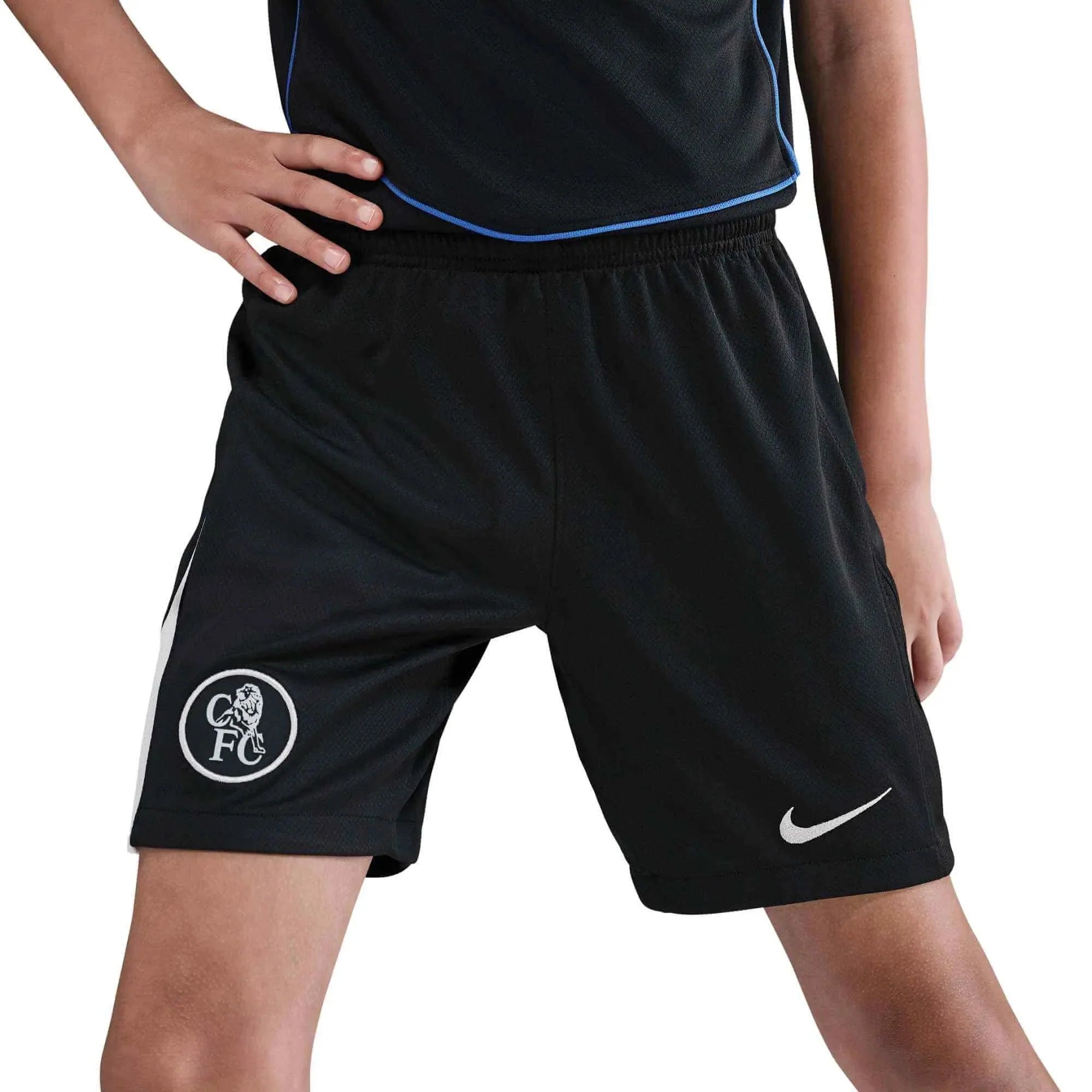 Nike 2025-26 Chelsea Youth Stadium Third Shorts 3