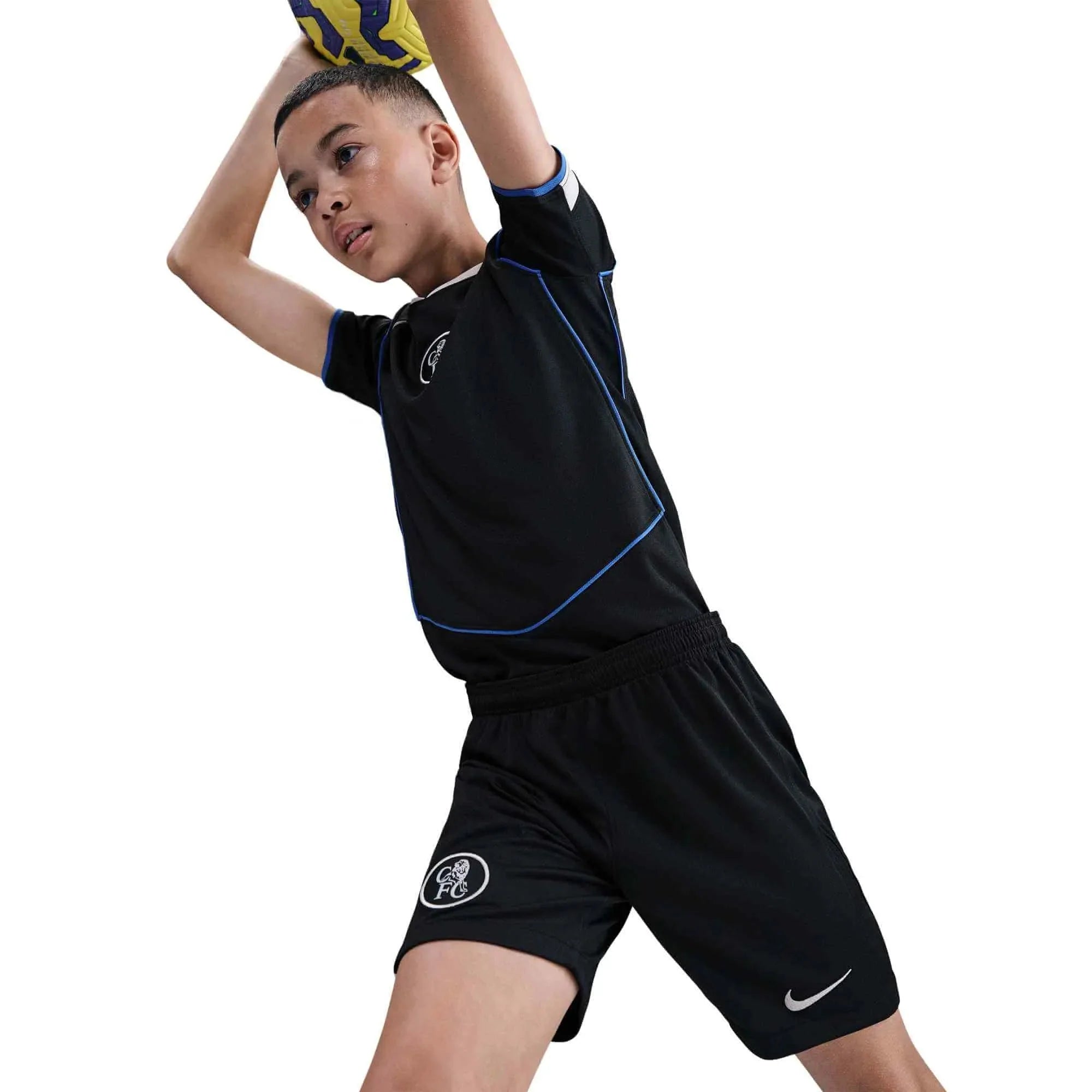 Nike 2025-26 Chelsea Youth Stadium Third Shorts 4