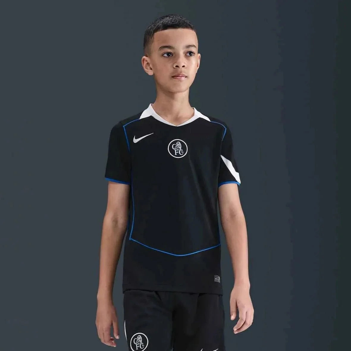 Nike 2025-26 Chelsea Youth Stadium Third Soccer Jersey 3
