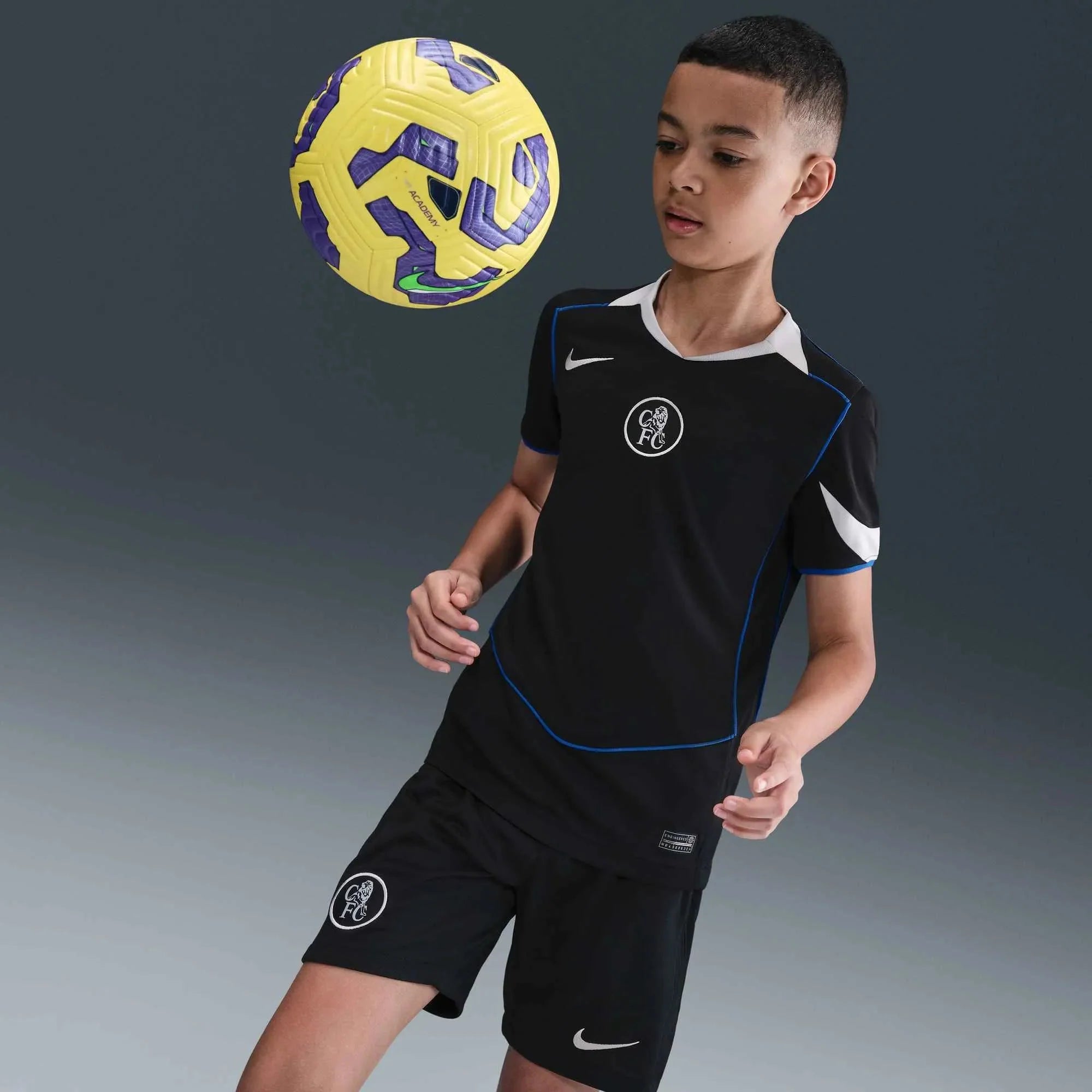 Nike 2025-26 Chelsea Youth Stadium Third Soccer Jersey 5