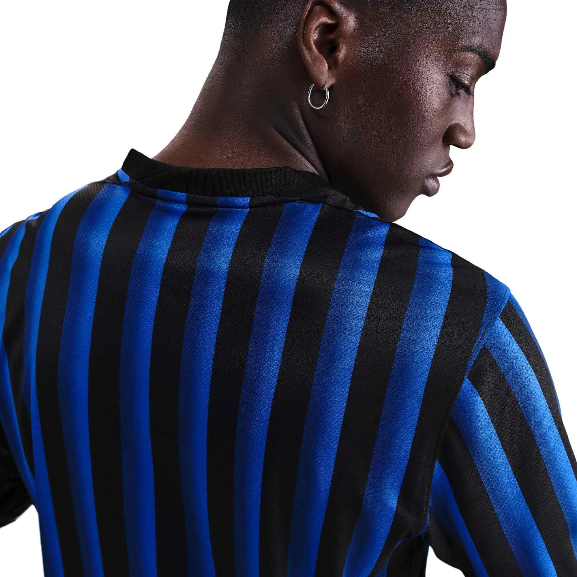 Nike 2025-26 Inter Milan Men's Stadium Home Soccer Jersey 7