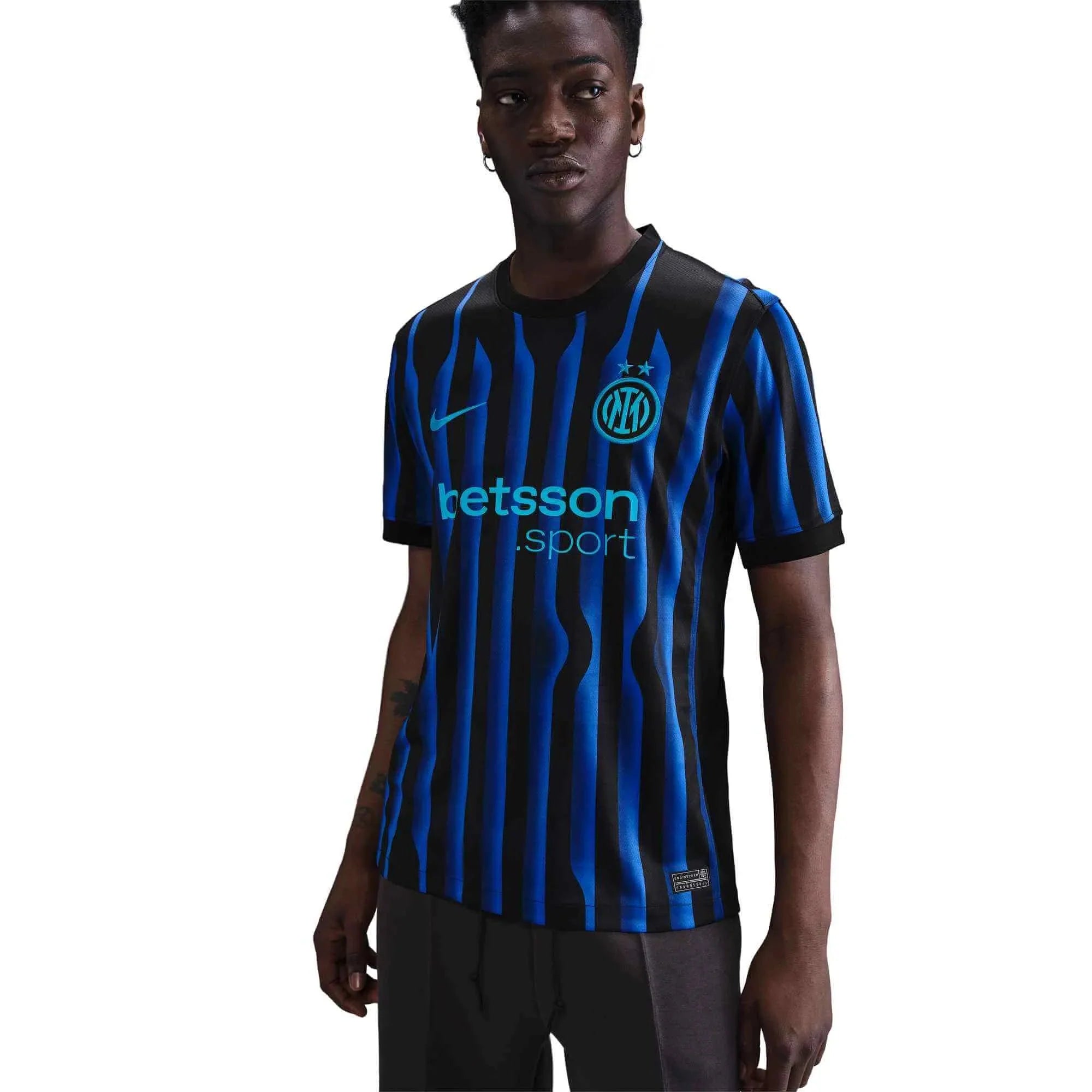 Nike 2025-26 Inter Milan Men's Stadium Home Soccer Jersey 5