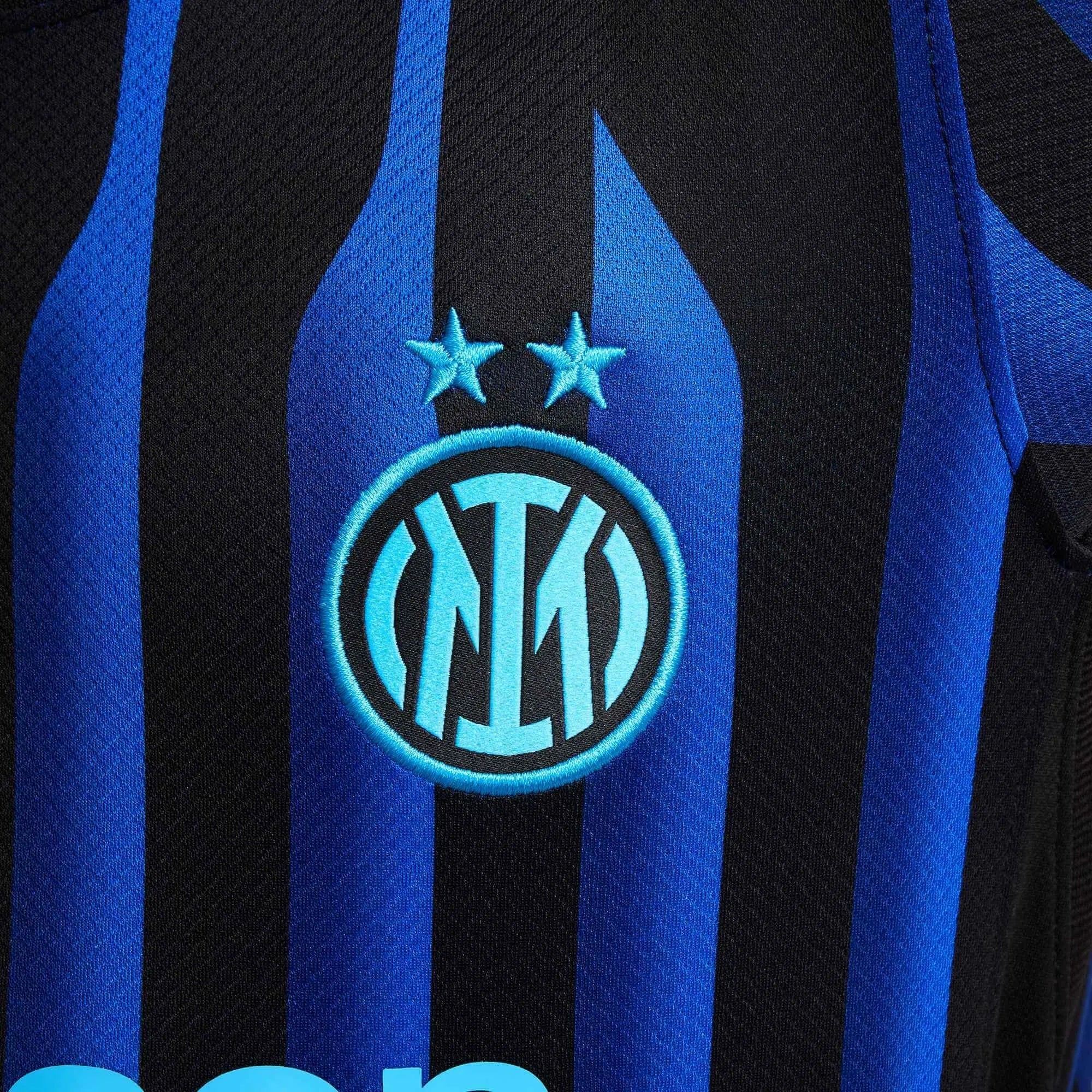 Nike 2025-26 Inter Milan Youth Stadium Home Soccer Jersey 9