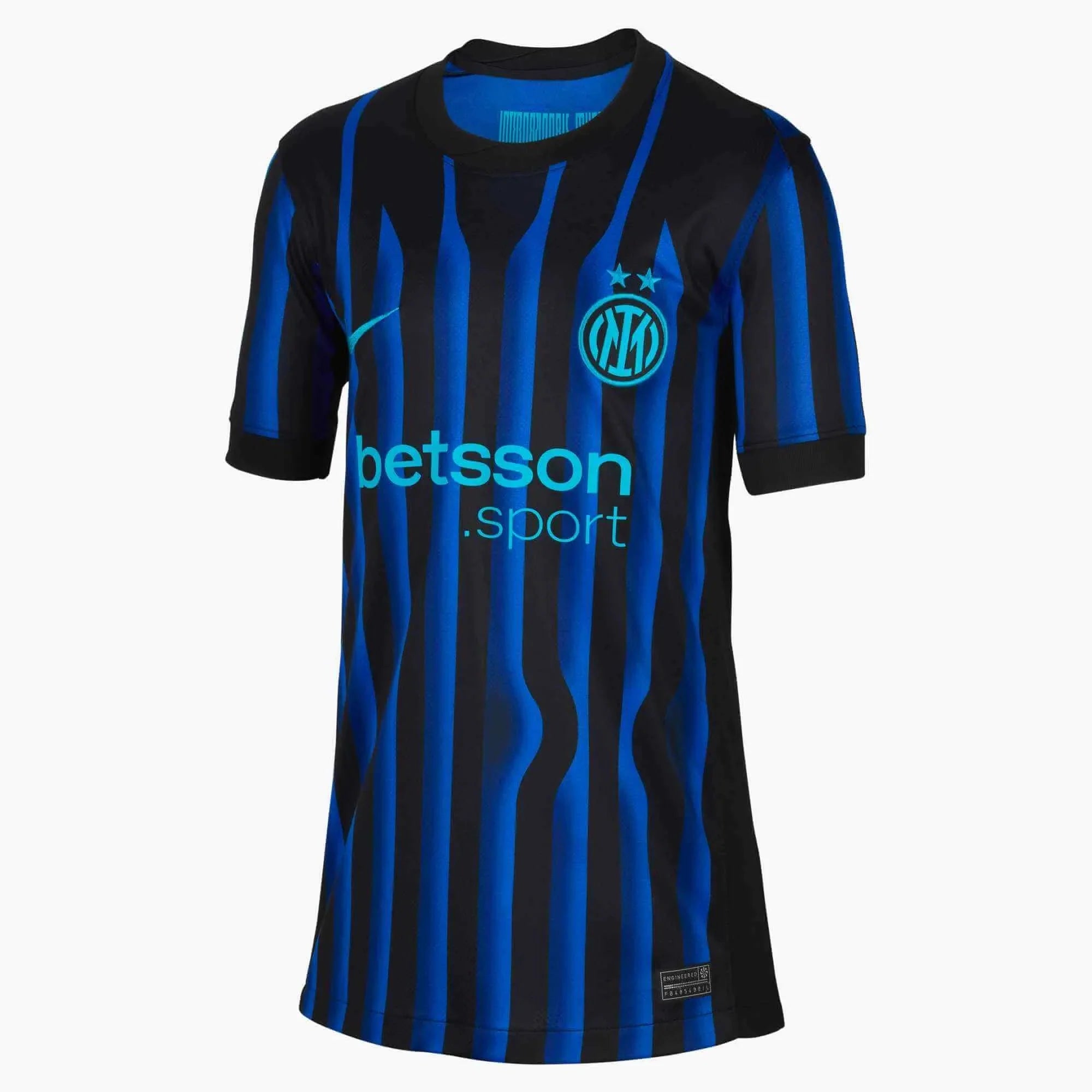 Nike 2025-26 Inter Milan Youth Stadium Home Soccer Jersey 1