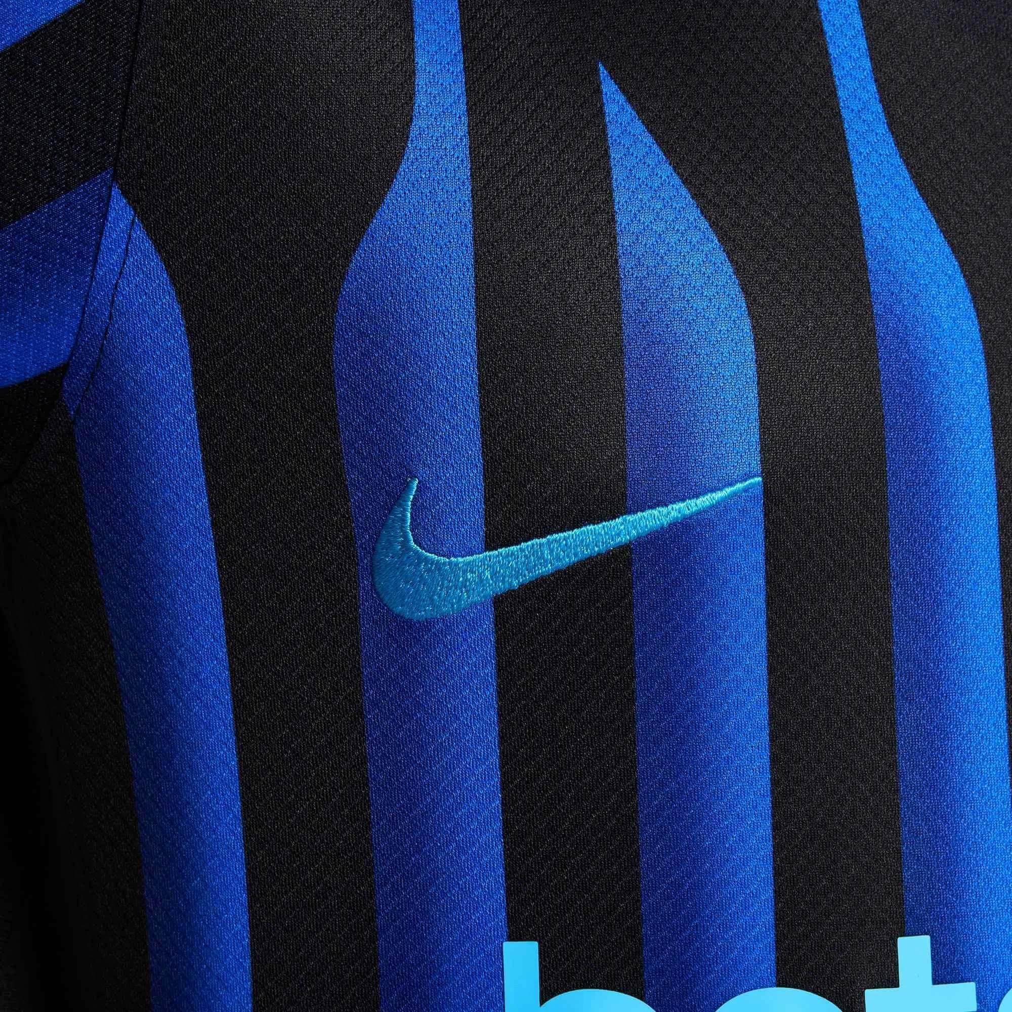 Nike 2025-26 Inter Milan Youth Stadium Home Soccer Jersey 8
