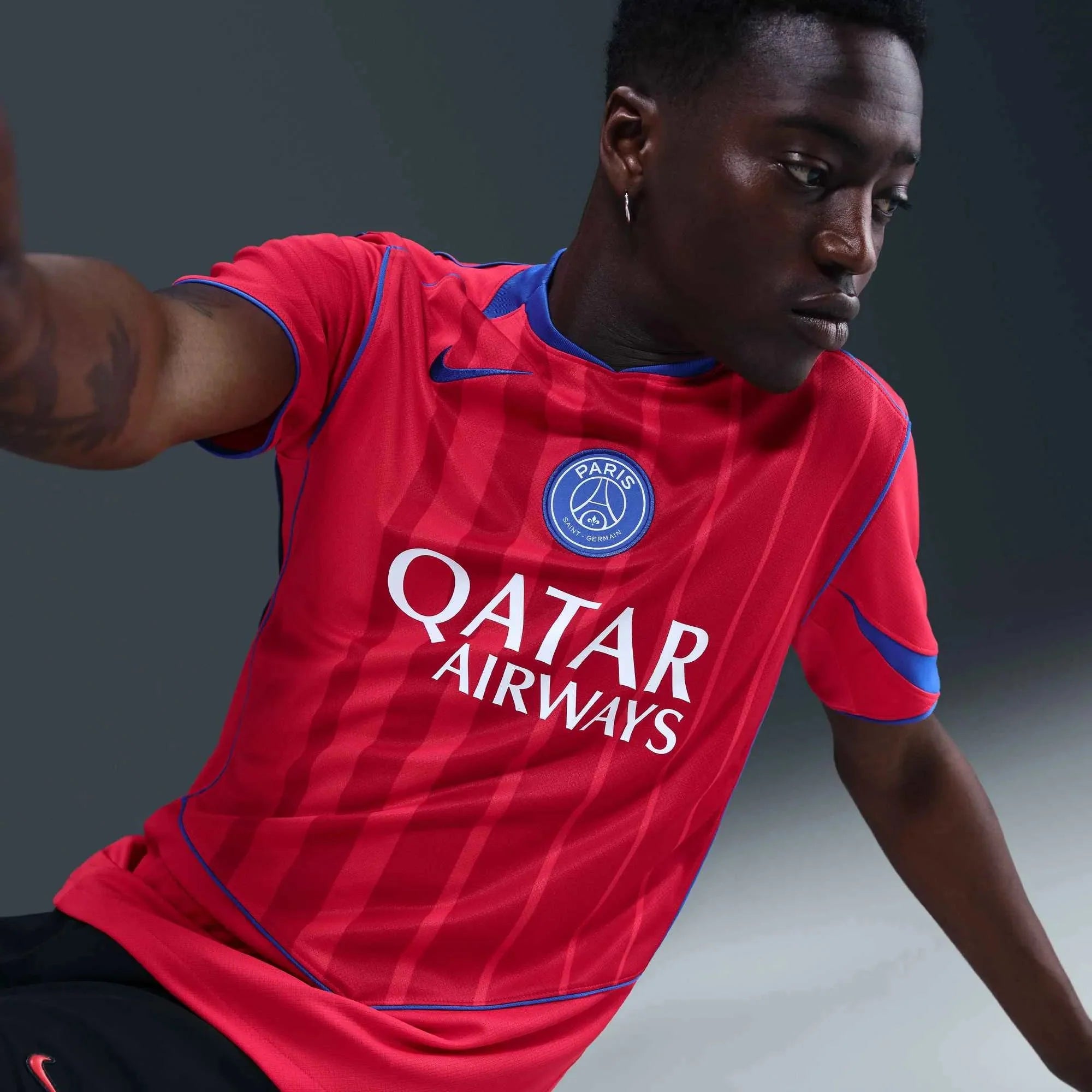 Nike 2025-26 PSG Men's Stadium Third Soccer Jersey 6