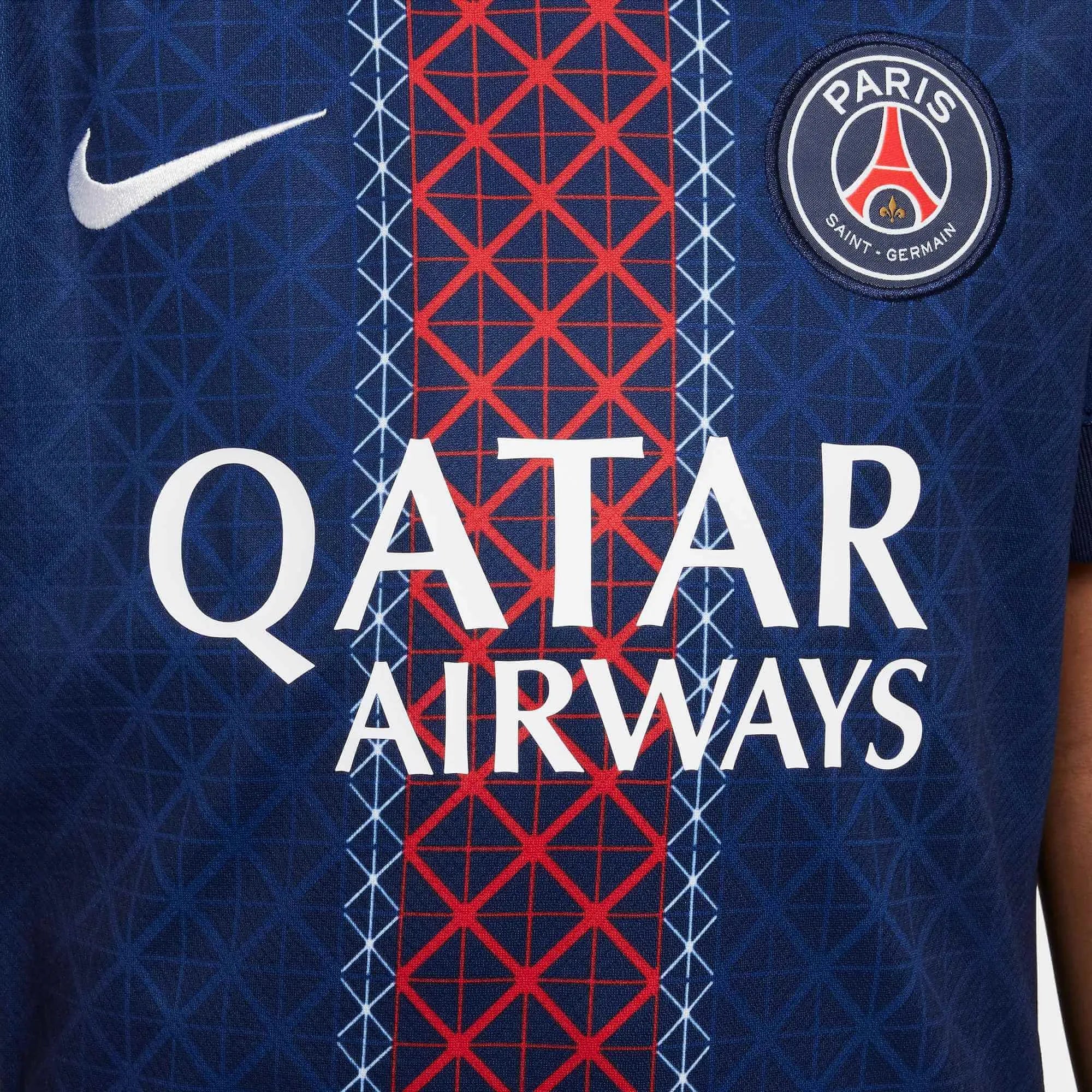 Nike 2025-26 PSG Youth Stadium Home Soccer Jersey 6