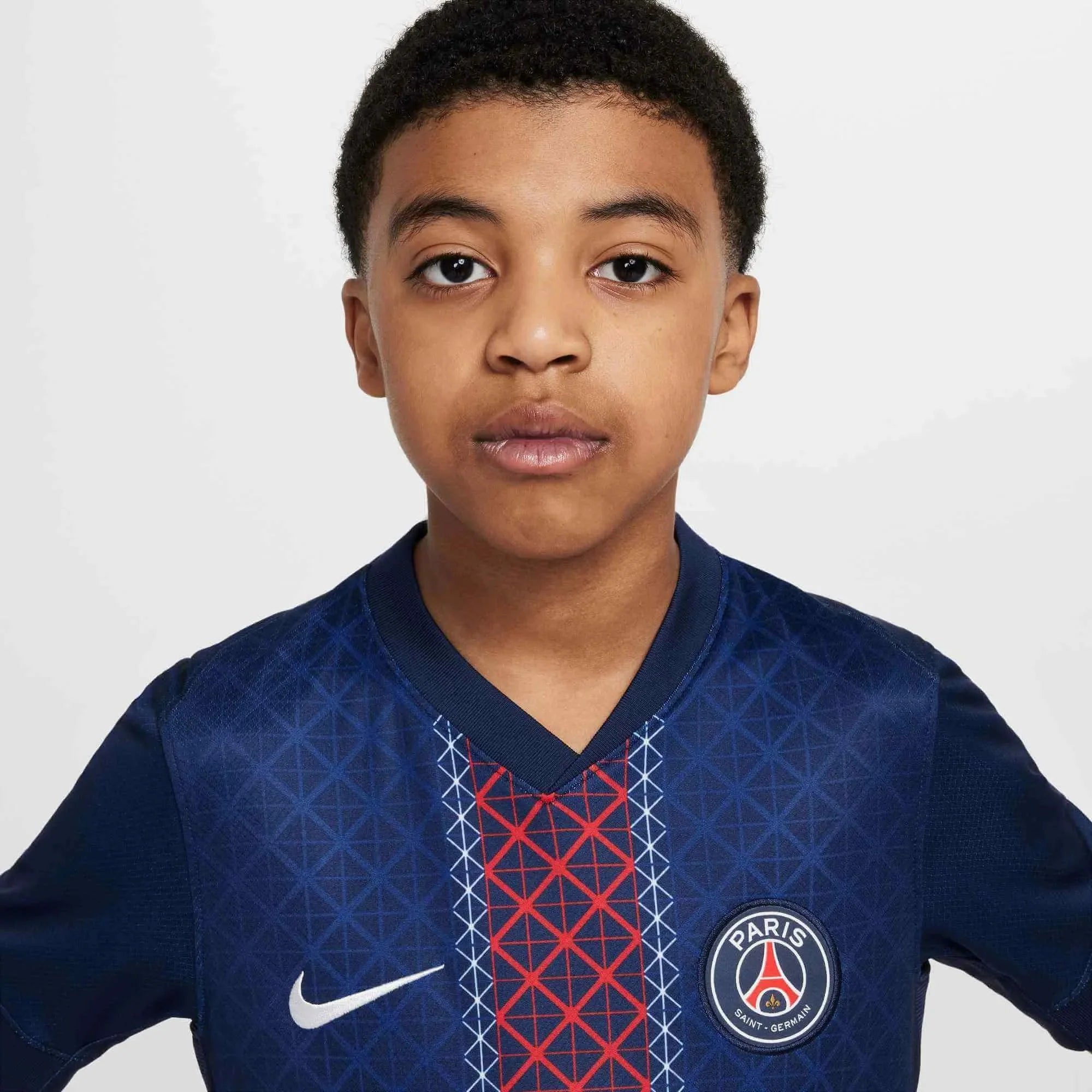Nike 2025-26 PSG Youth Stadium Home Soccer Jersey 5