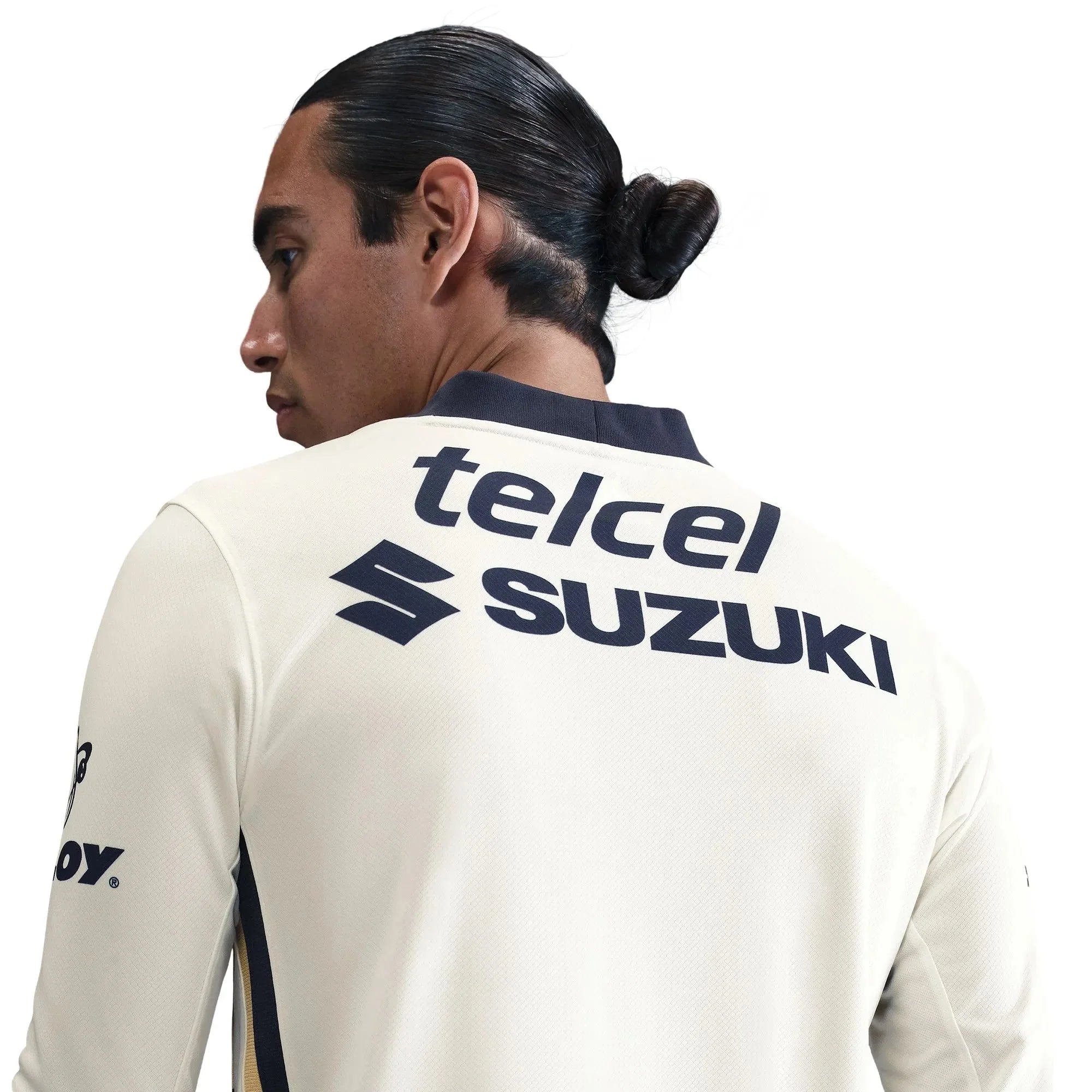 Nike 2025-26 Pumas Men's Stadium Home Long-Sleeve Soccer Jersey 5