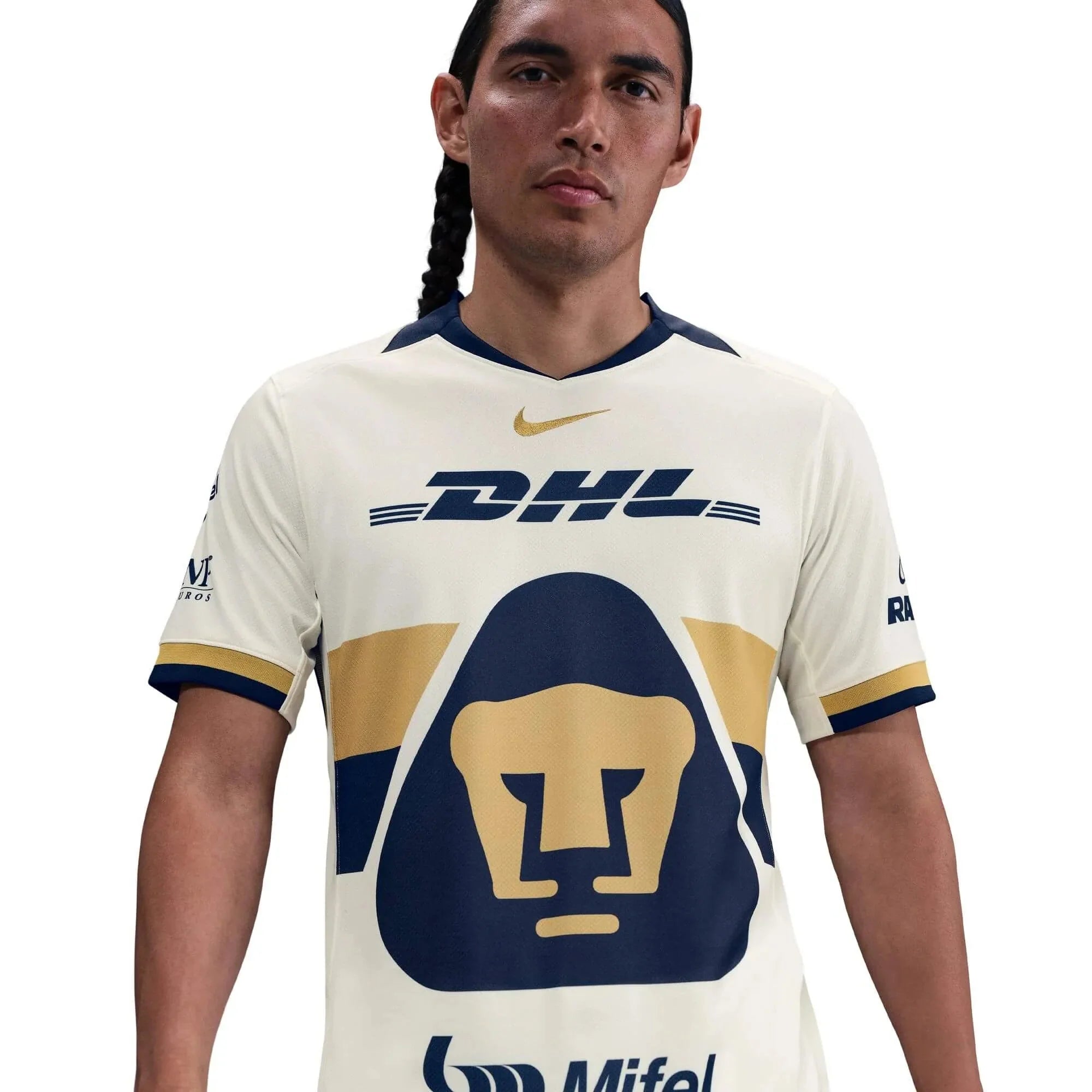 Nike 2025-26 Pumas Men's Stadium Home Soccer Jersey 5