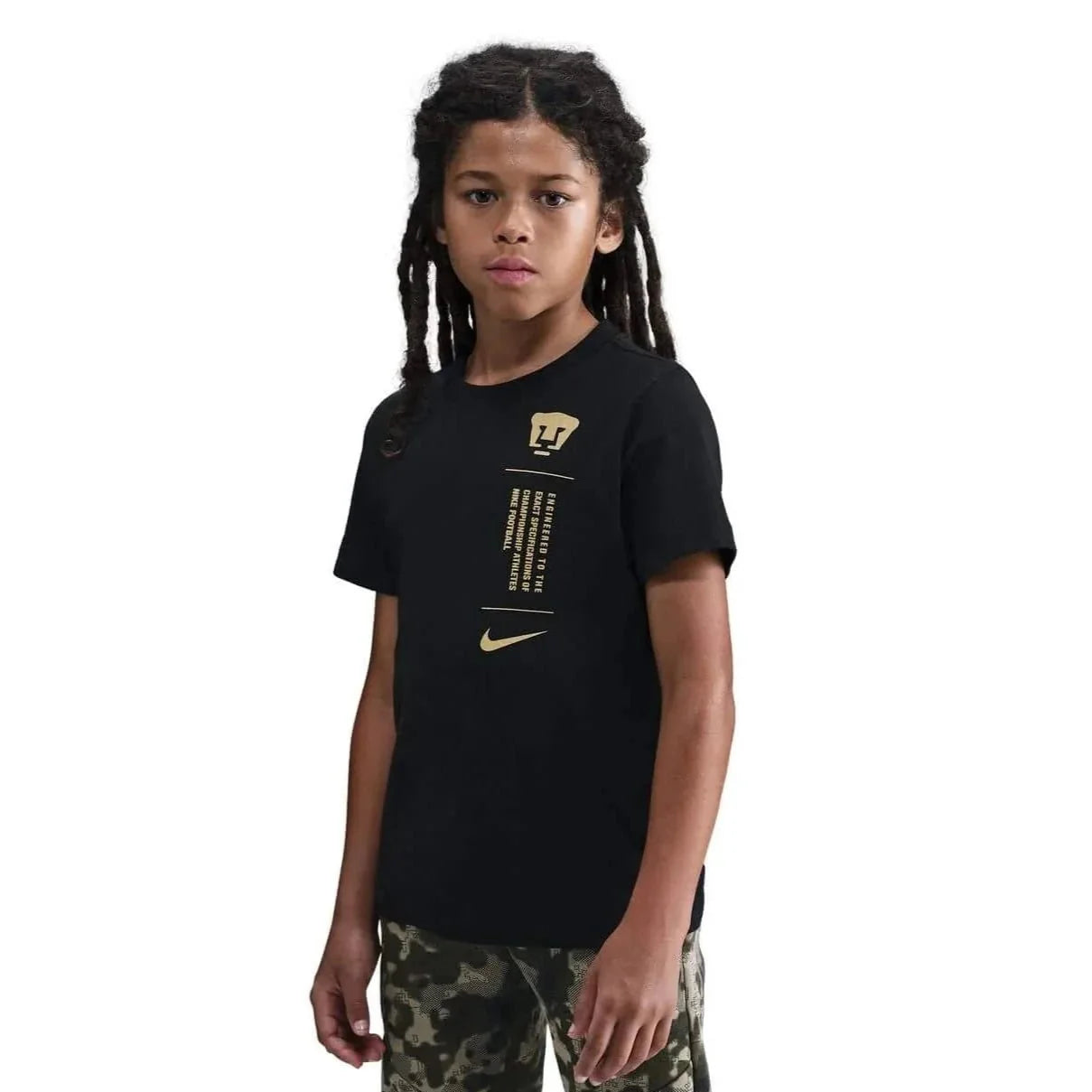 Nike 2025-26 Pumas Youth Football Tee 1