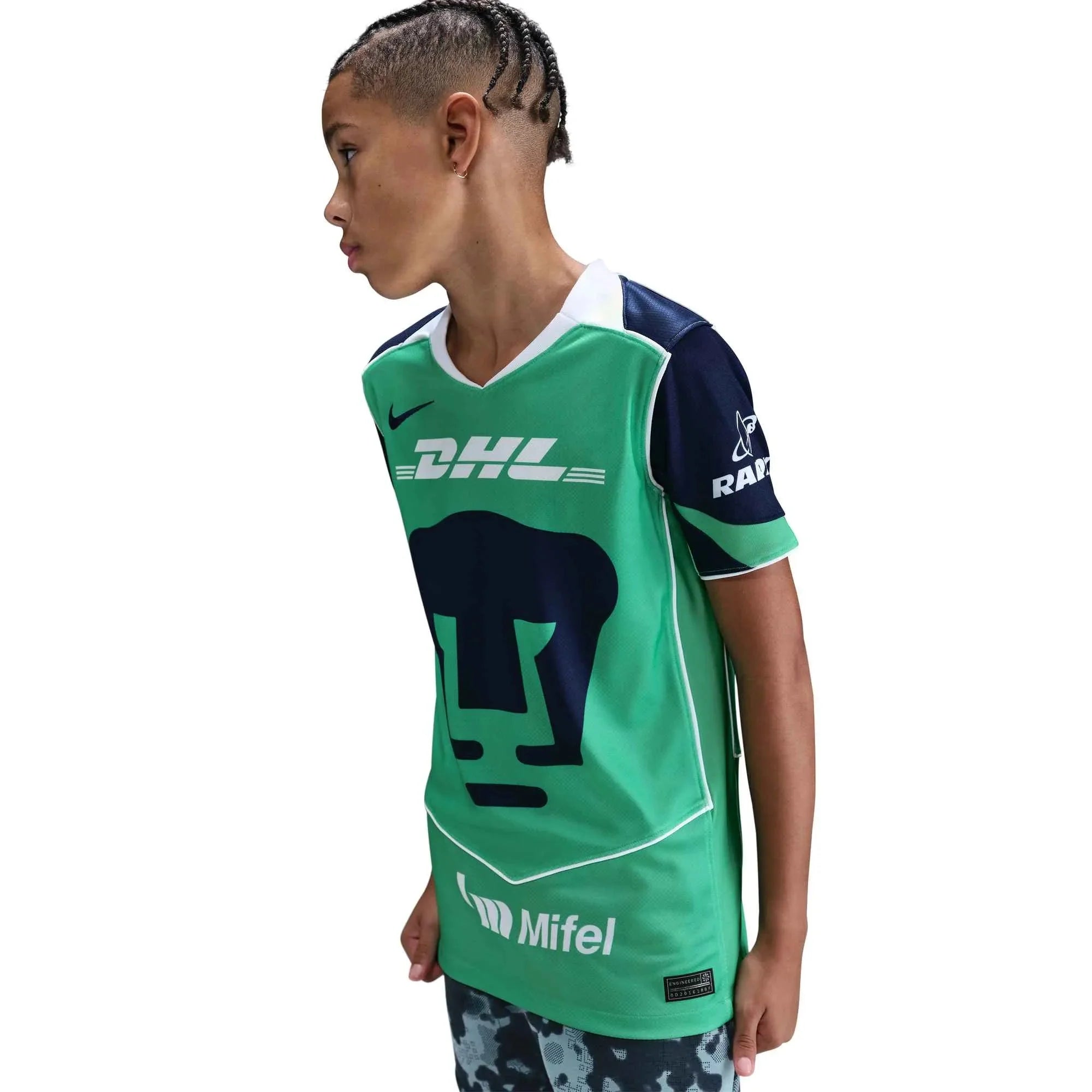 Nike 2025-26 Pumas Youth Stadium Third Soccer Jersey 4