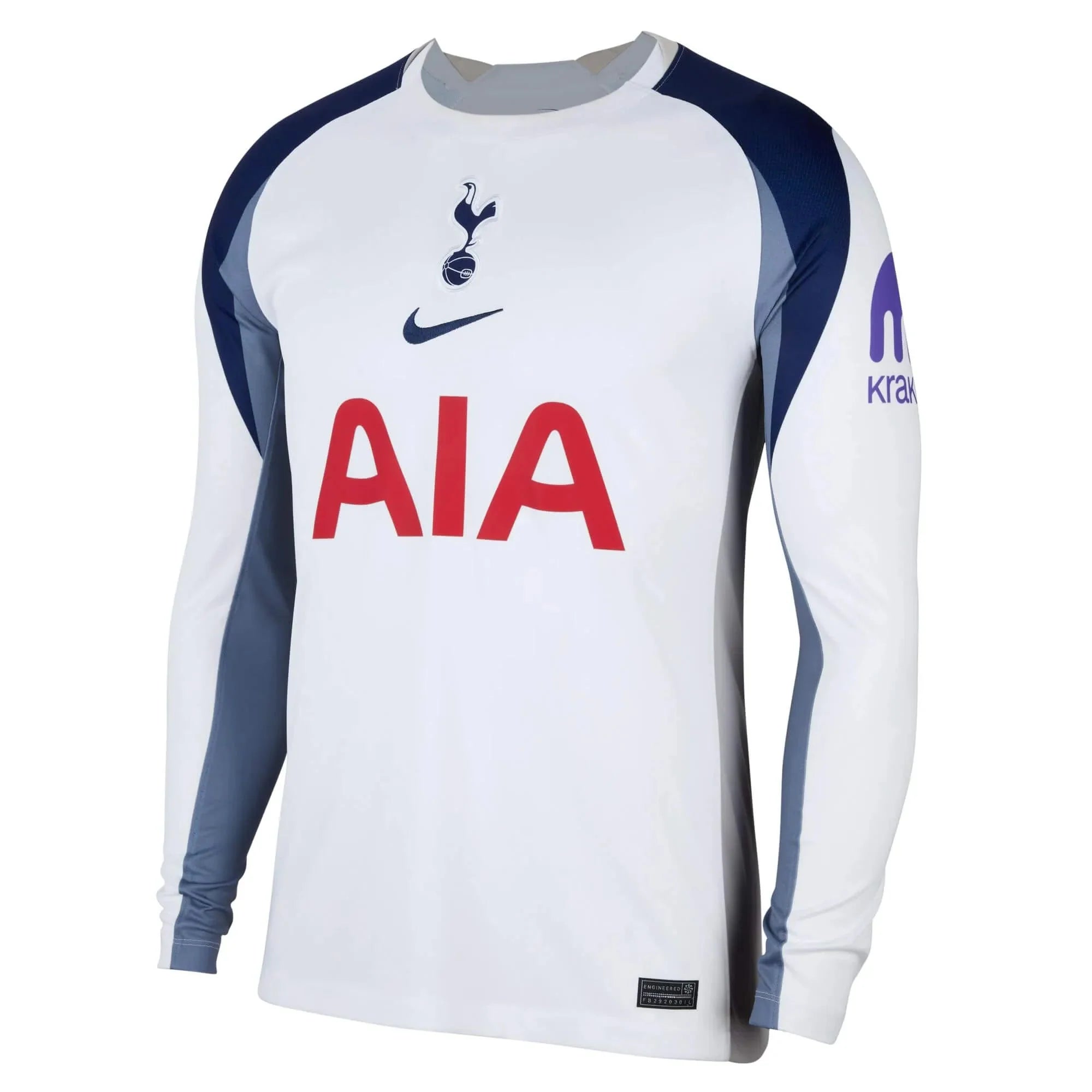 Nike 2025-26 Tottenham Men's Stadium Home Long-Sleeve Soccer Jersey 1