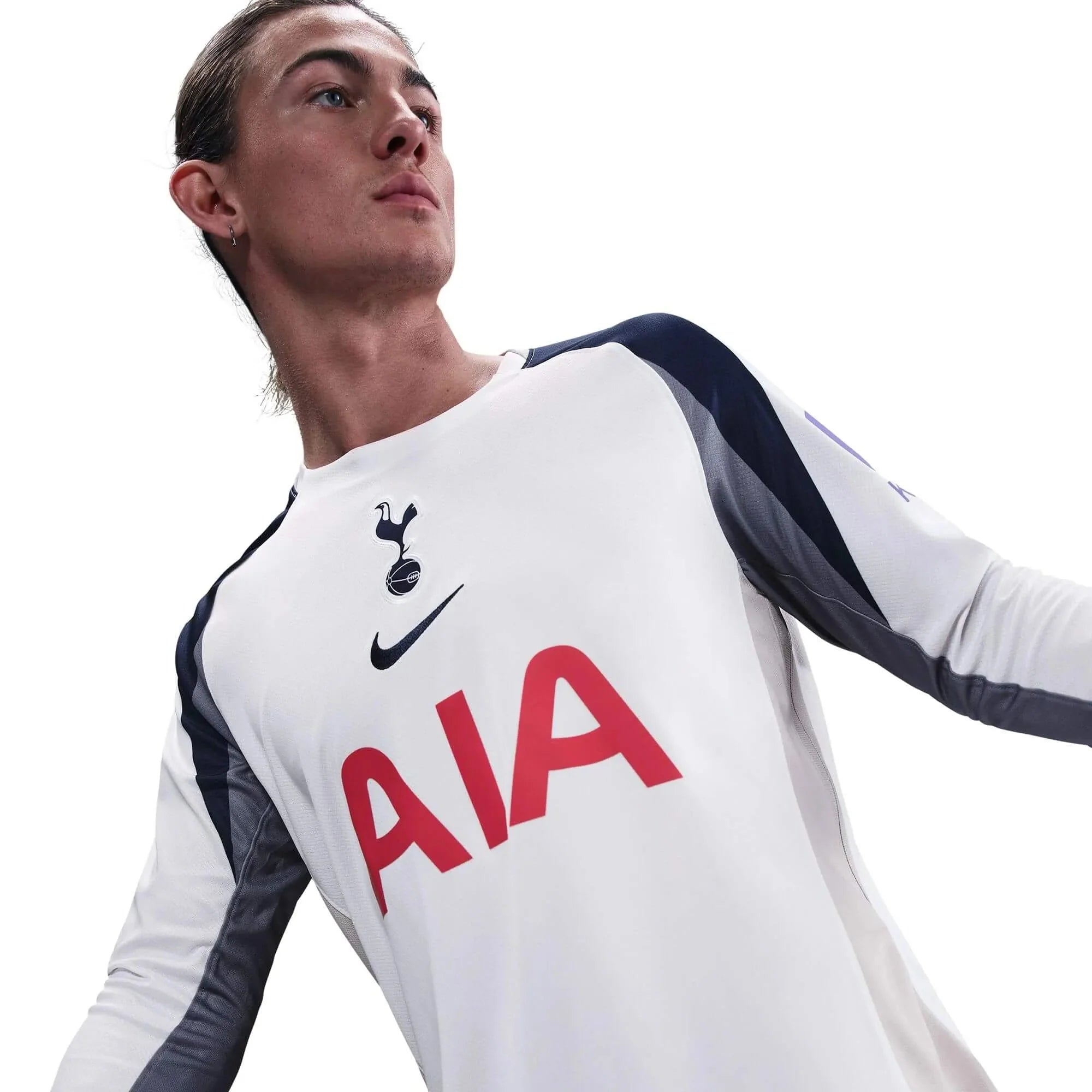 Nike 2025-26 Tottenham Men's Stadium Home Long-Sleeve Soccer Jersey 6