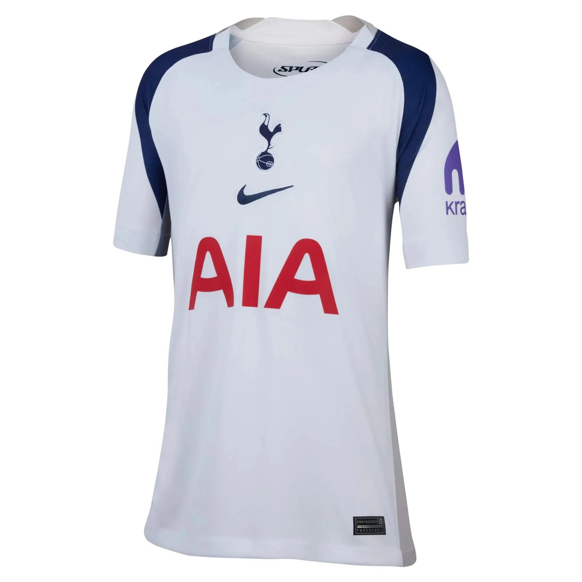 Nike 2025-26 Tottenham Youth Stadium Home Soccer Jersey 1