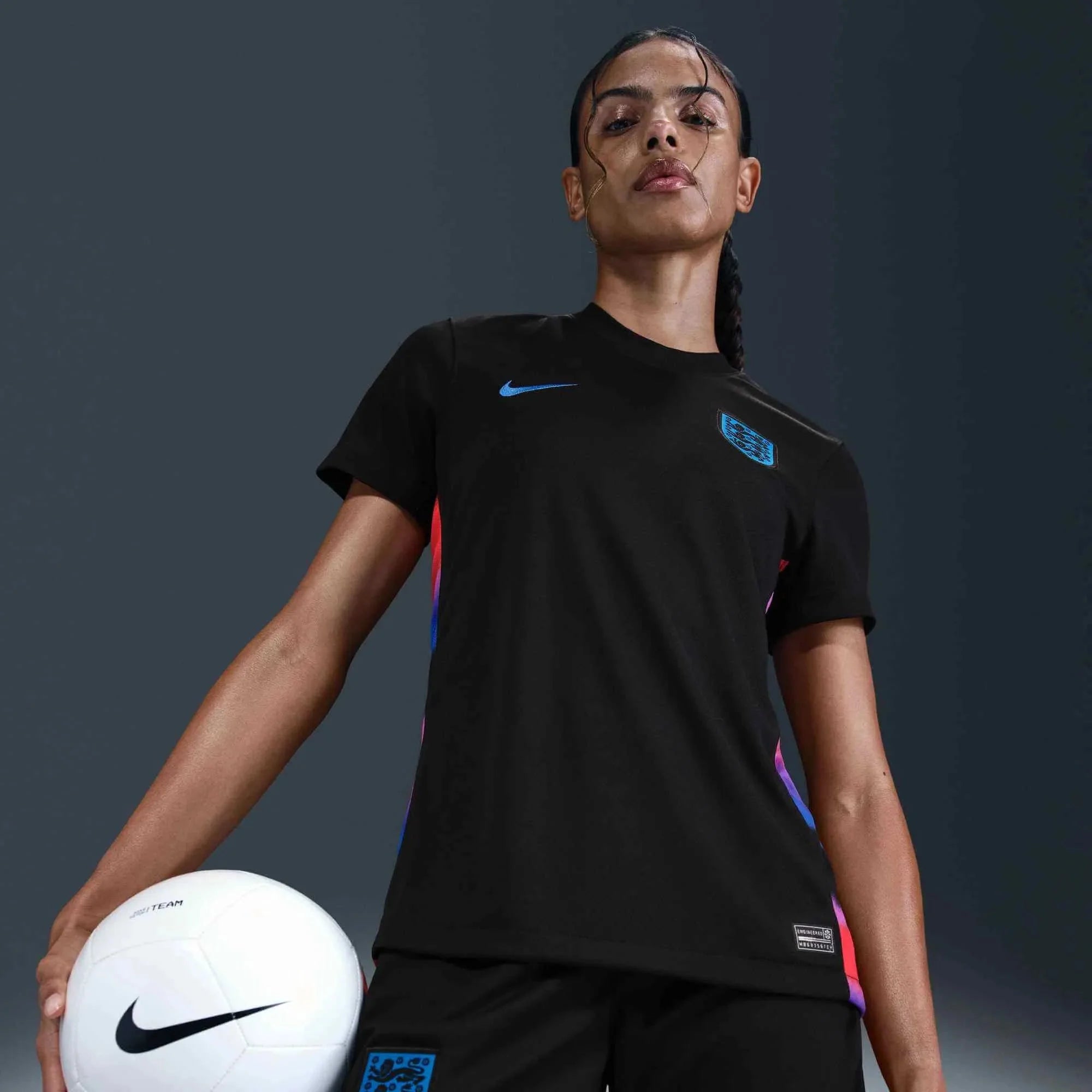 Nike 2025 England Women's Stadium Away Soccer Jersey 3