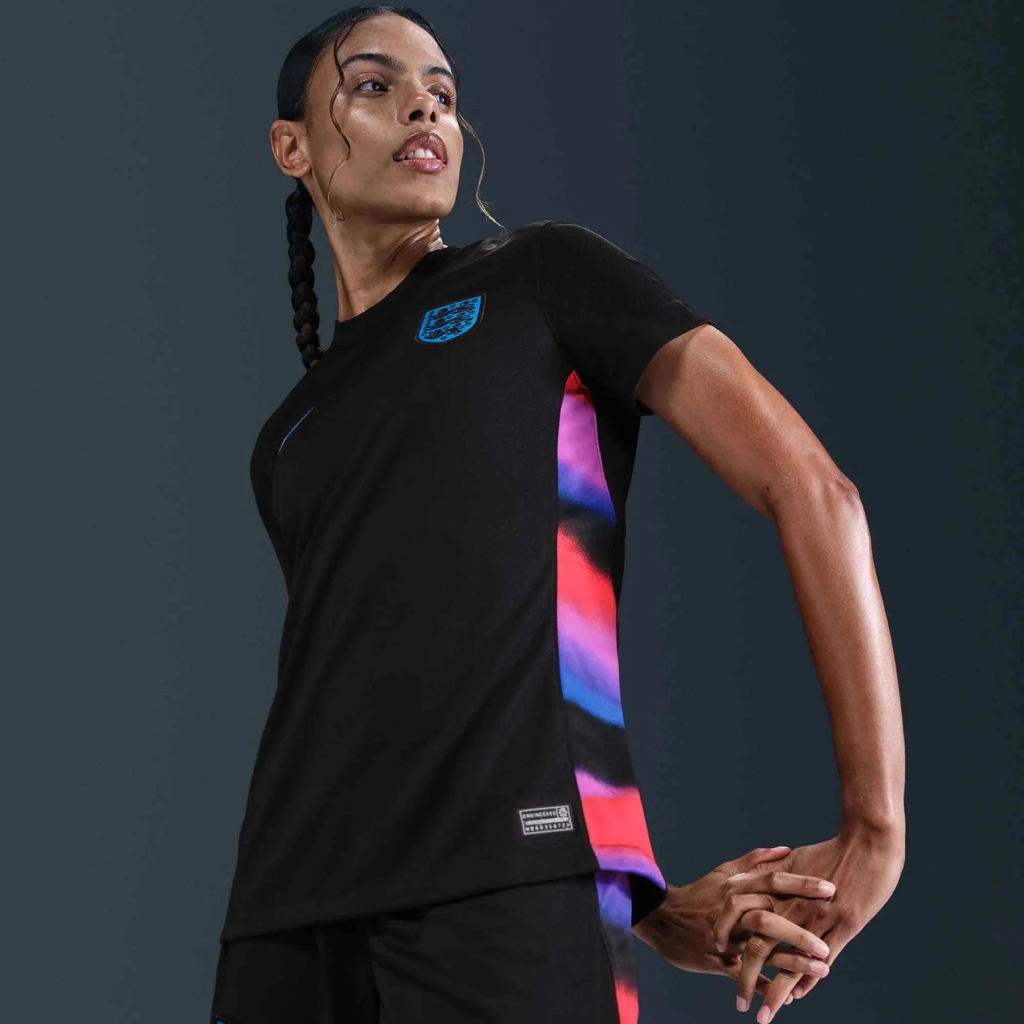 Nike 2025 England Women's Stadium Away Soccer Jersey 4