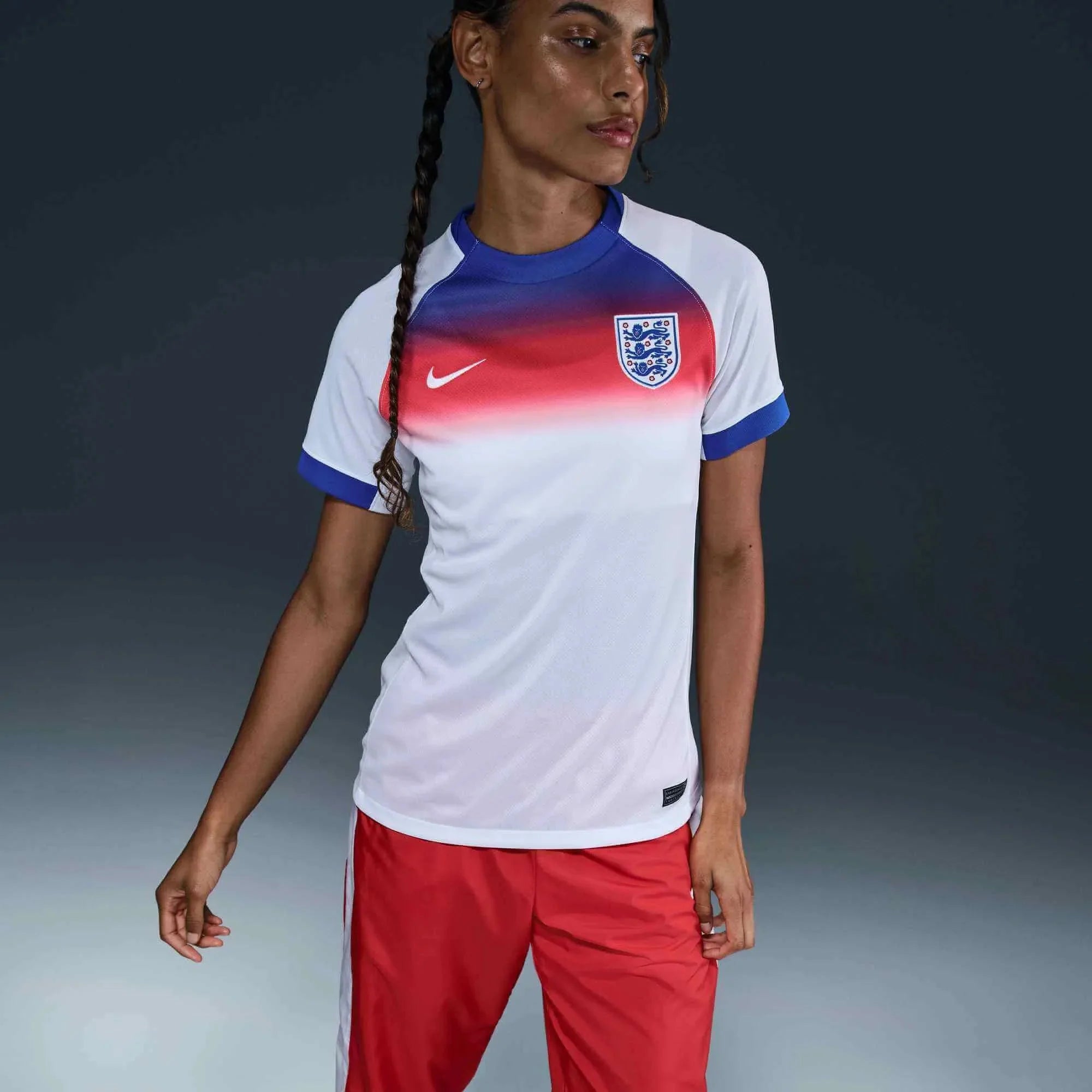 Nike 2025 England Women's Stadium Home Soccer Jersey 3
