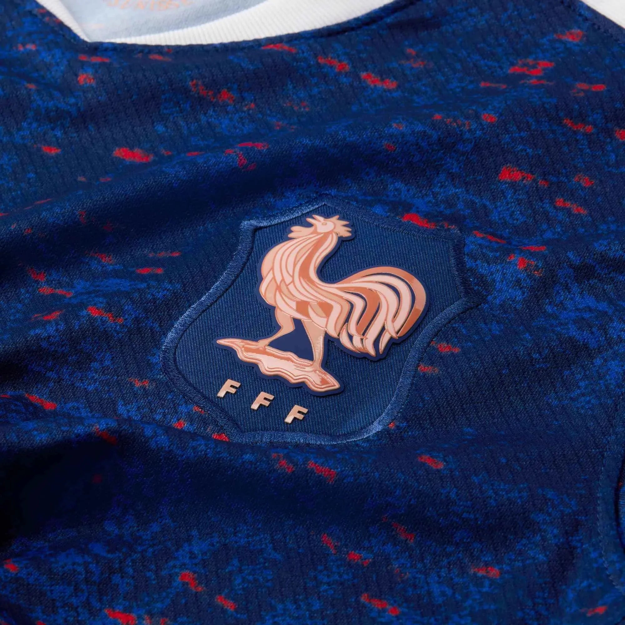 Nike 2025 France Women's Stadium Home Soccer Jersey 6