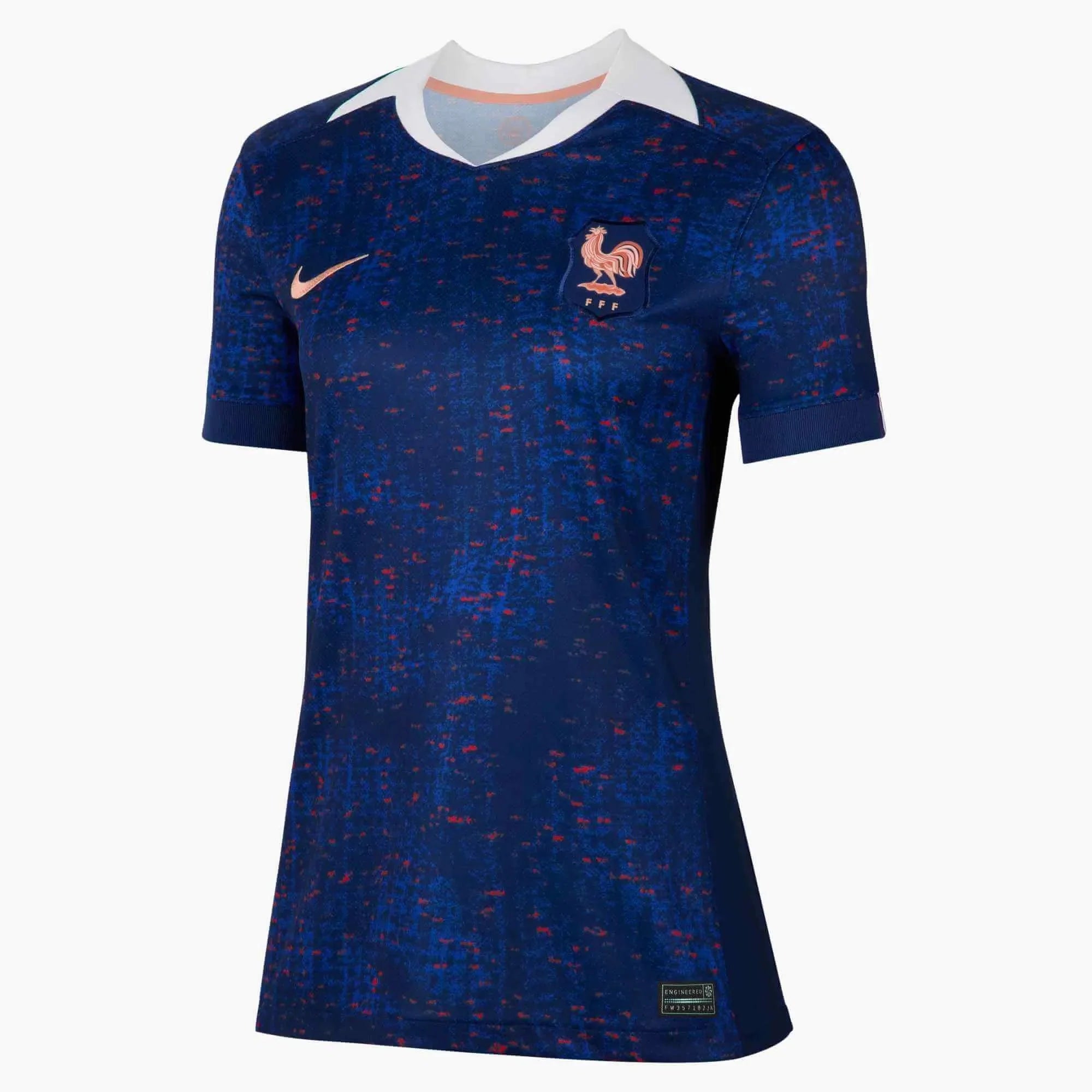 Nike 2025 France Women's Stadium Home Soccer Jersey 1