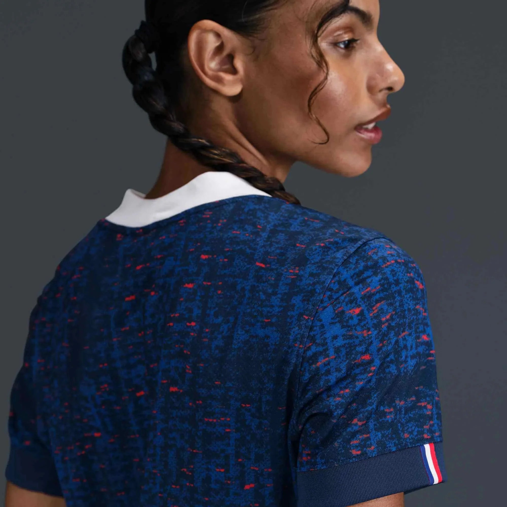 Nike 2025 France Women's Stadium Home Soccer Jersey 5