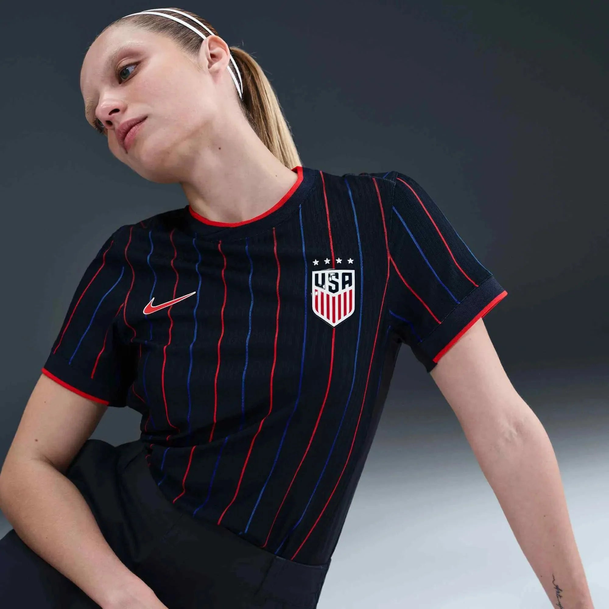 Nike 2025 USWNT Women's  Authentic Away Soccer Jersey 4