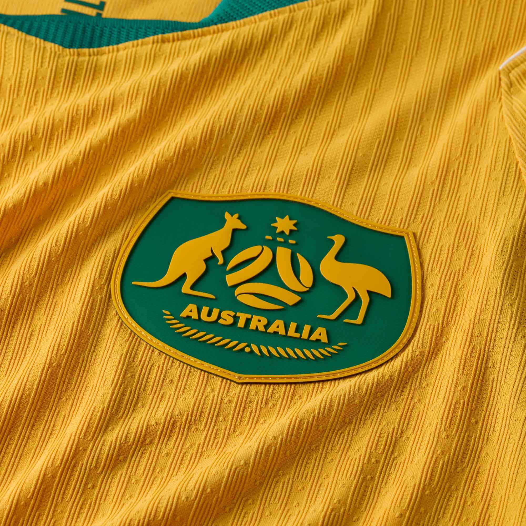 Nike 2026 Australia Men's Authentic Home Soccer Jersey 9