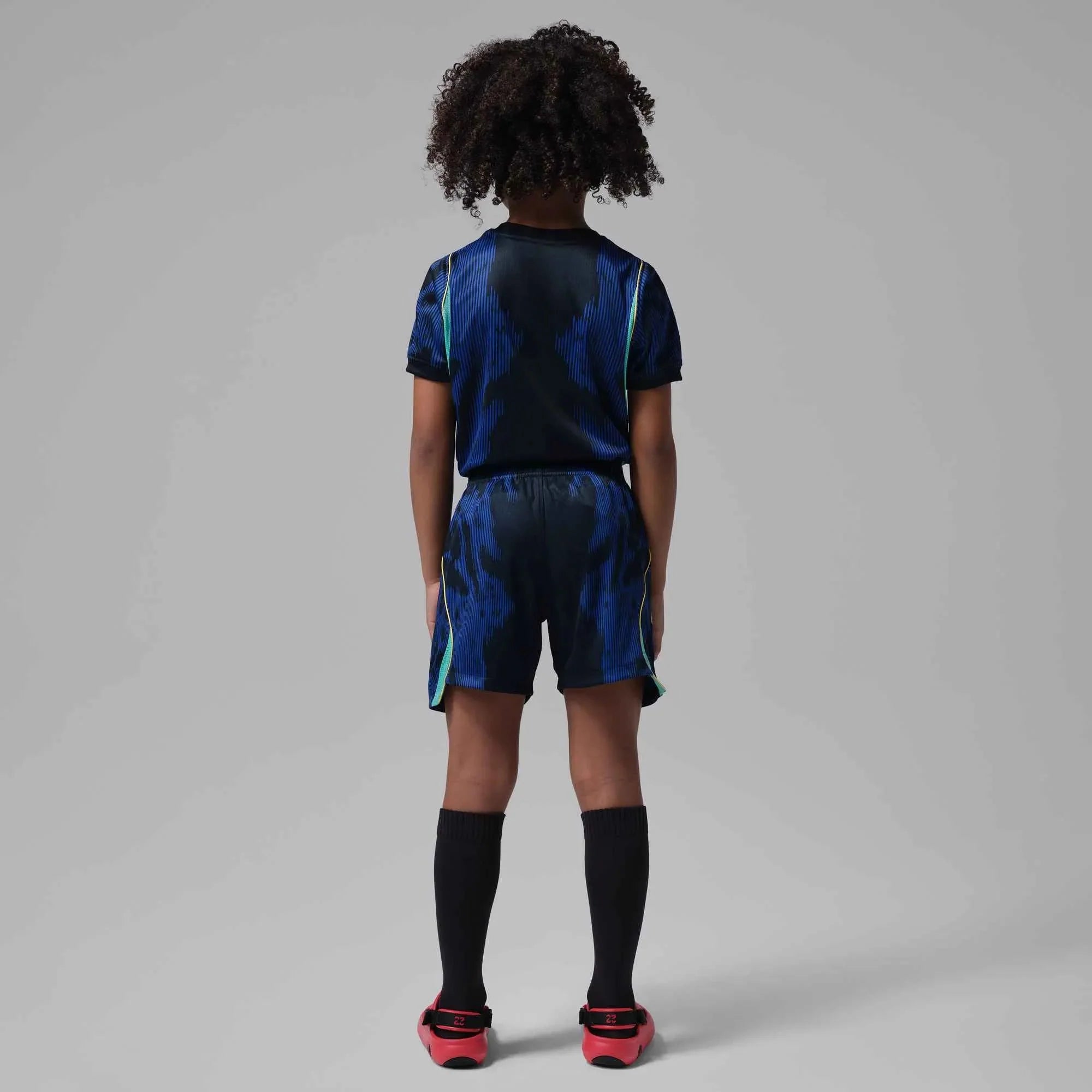 Nike 2026 Brazil Little Kids' Stadium Away Kit 3