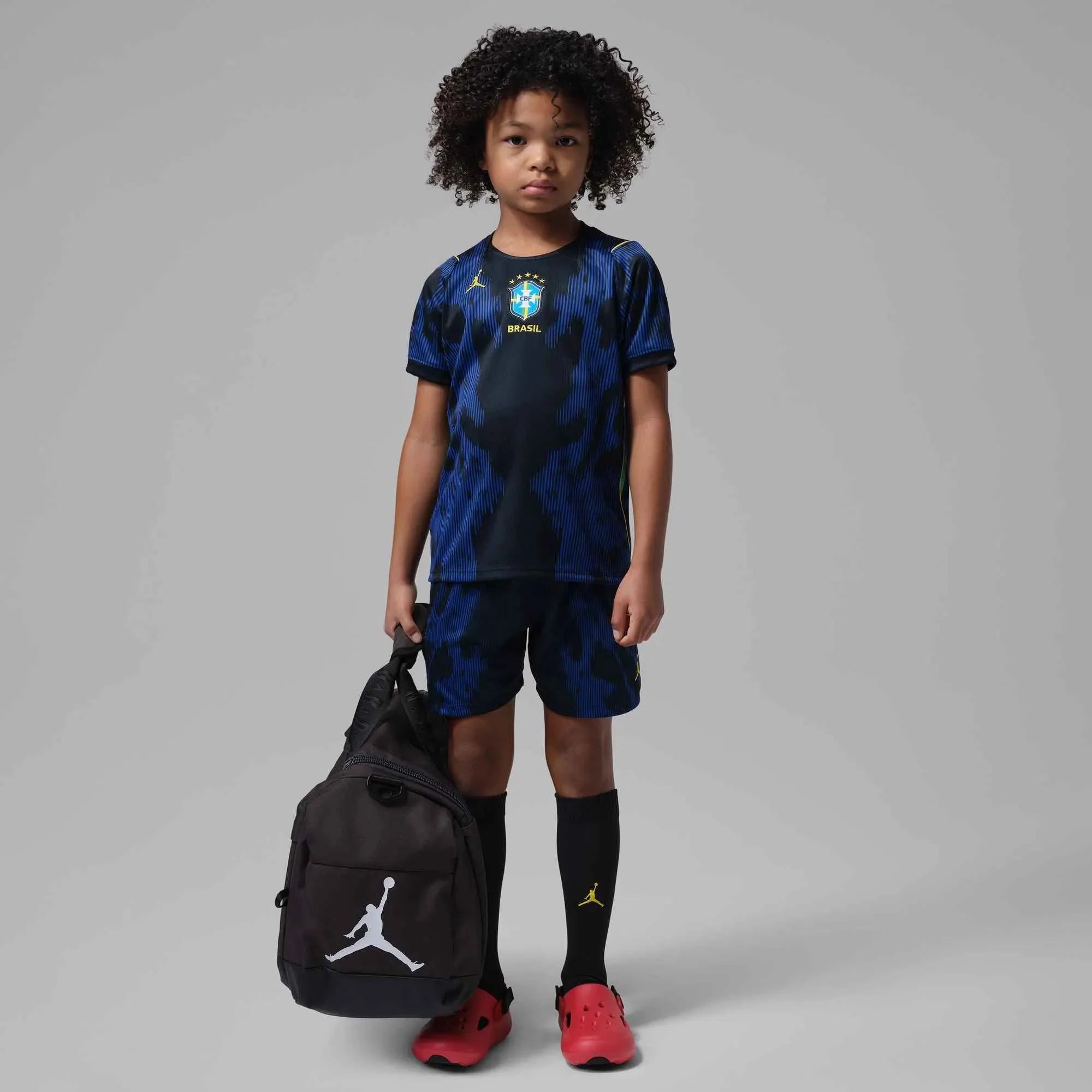 Nike 2026 Brazil Little Kids' Stadium Away Kit 2