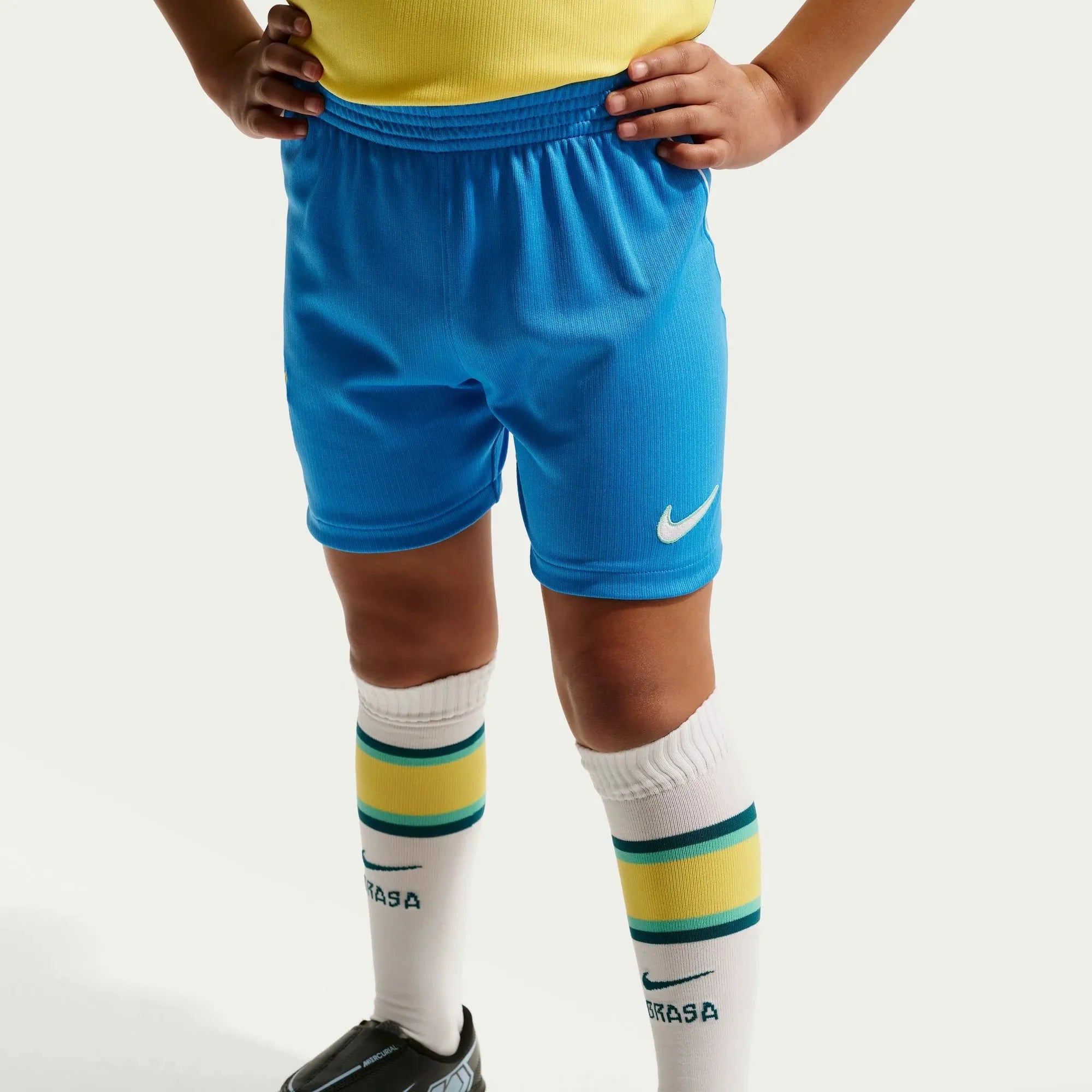 Nike 2026 Brazil Little Kids' Stadium Home Kit 6