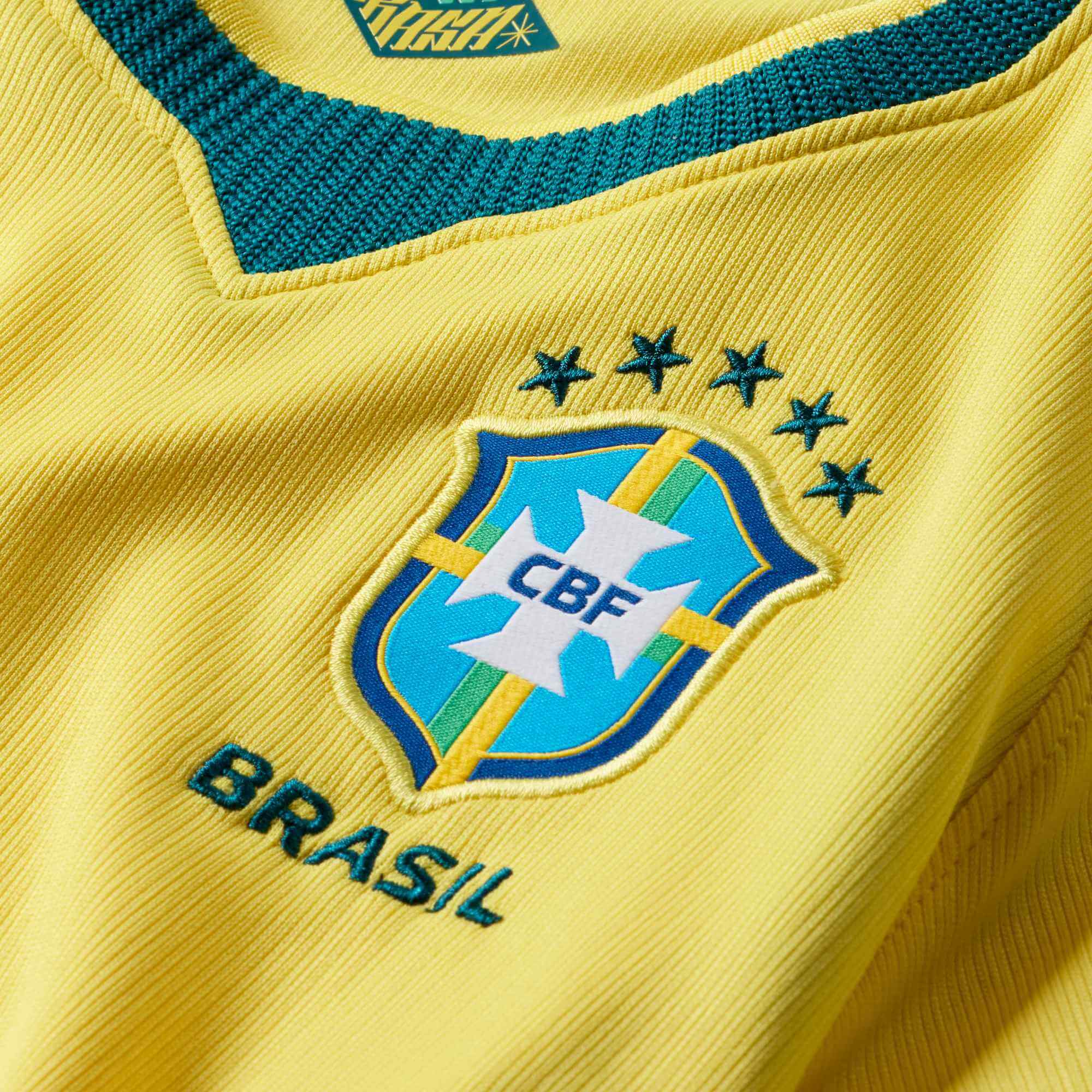 Nike 2026 Brazil Little Kids' Stadium Home Soccer Jersey 7