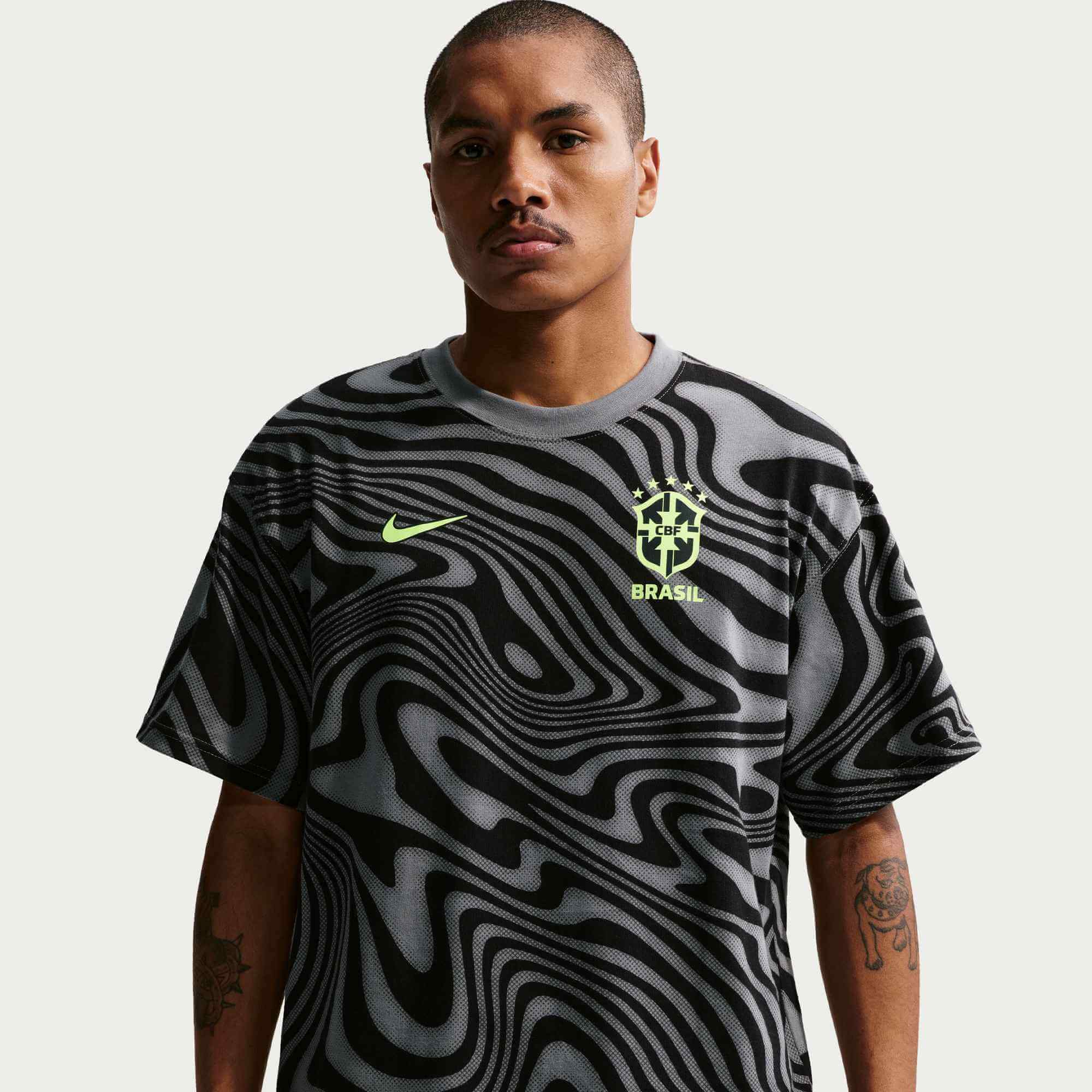 Nike 2026 Brazil Men's All Over Print Tee 3