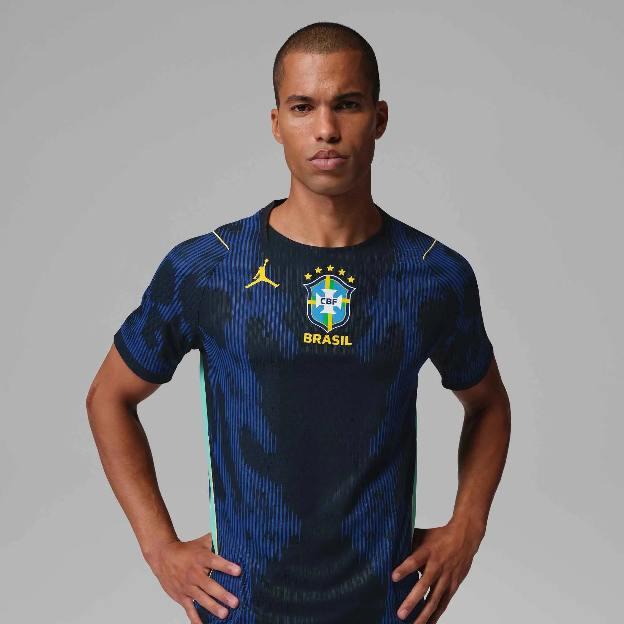 Nike 2026 Brazil Men's Authentic Away Soccer Jersey 3