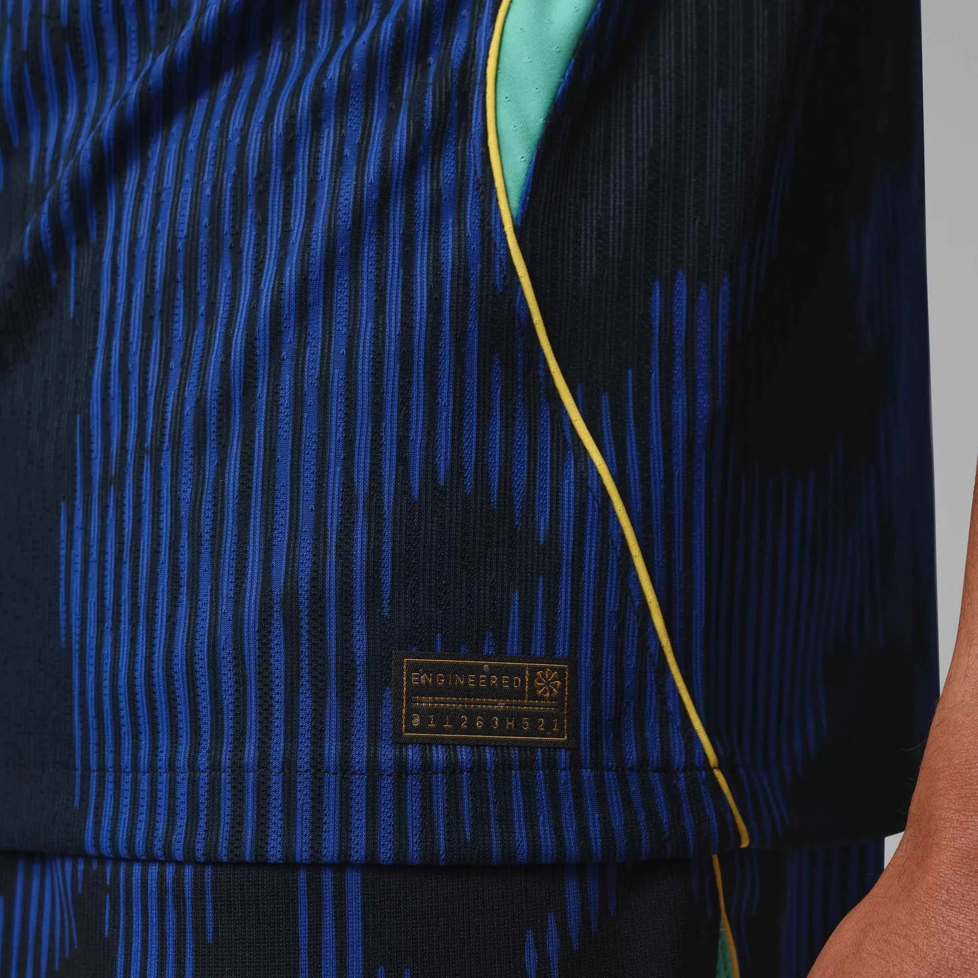 Nike 2026 Brazil Men's Authentic Away Soccer Jersey 7