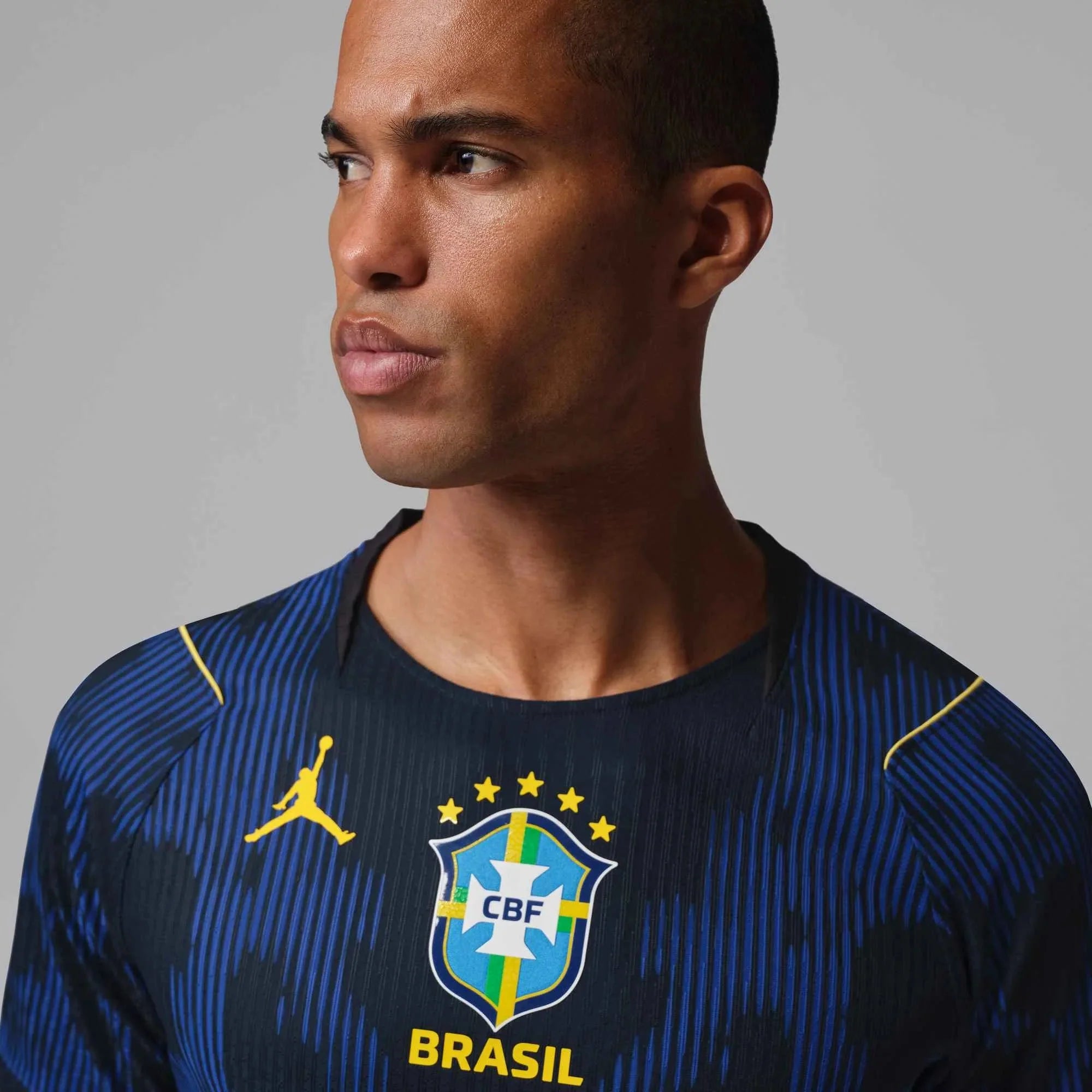 Nike 2026 Brazil Men's Authentic Away Soccer Jersey 5