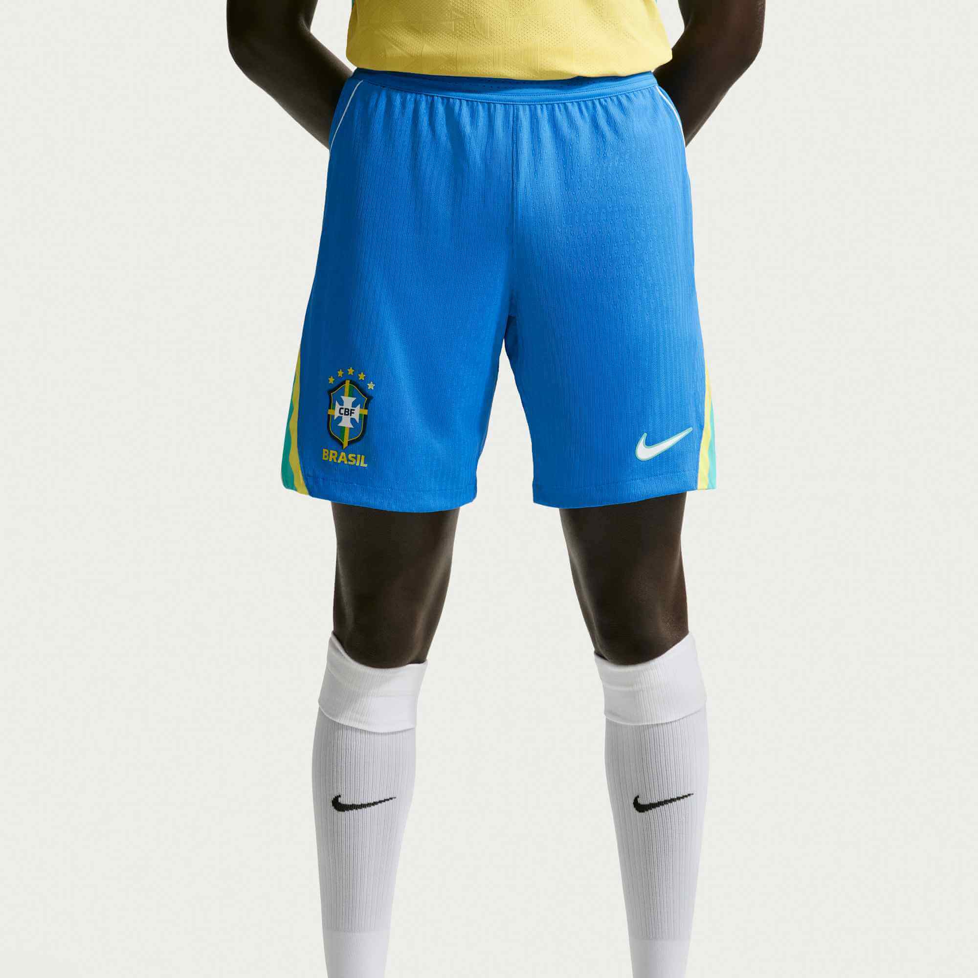 Nike 2026 Brazil Men's Authentic Home Shorts 4