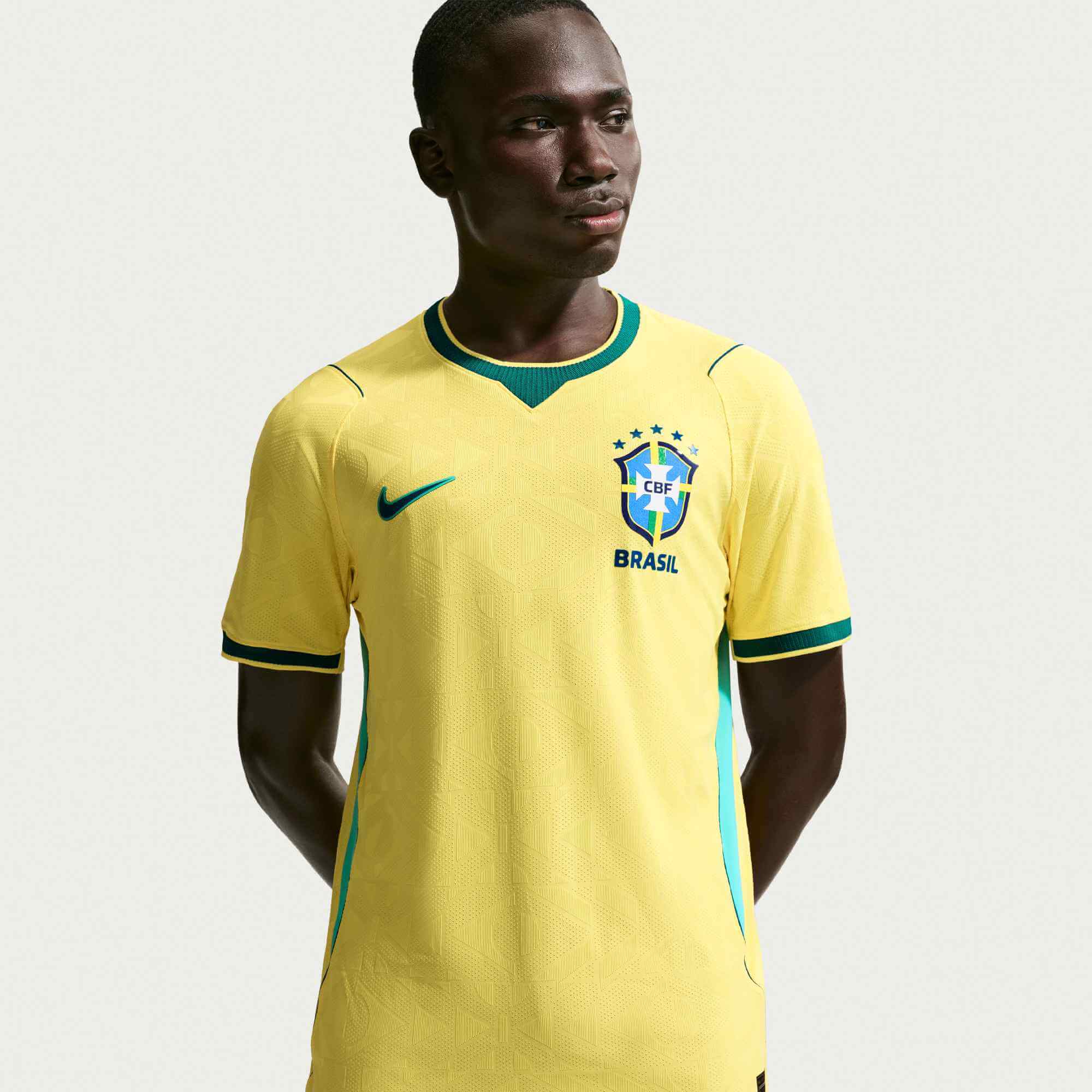 Nike 2026 Brazil Men's Authentic Home Soccer Jersey 6