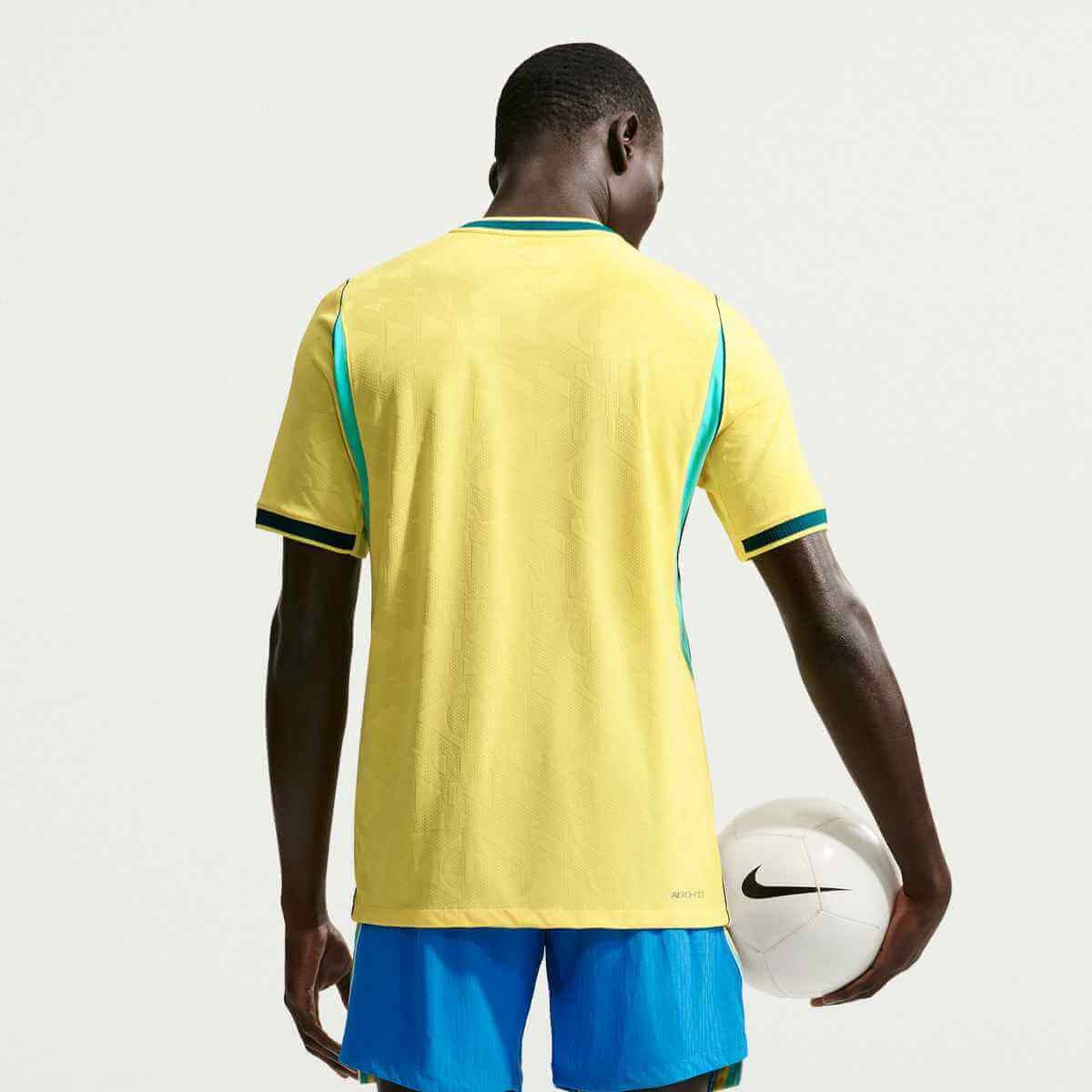 Nike 2026 Brazil Men's Authentic Home Soccer Jersey 5