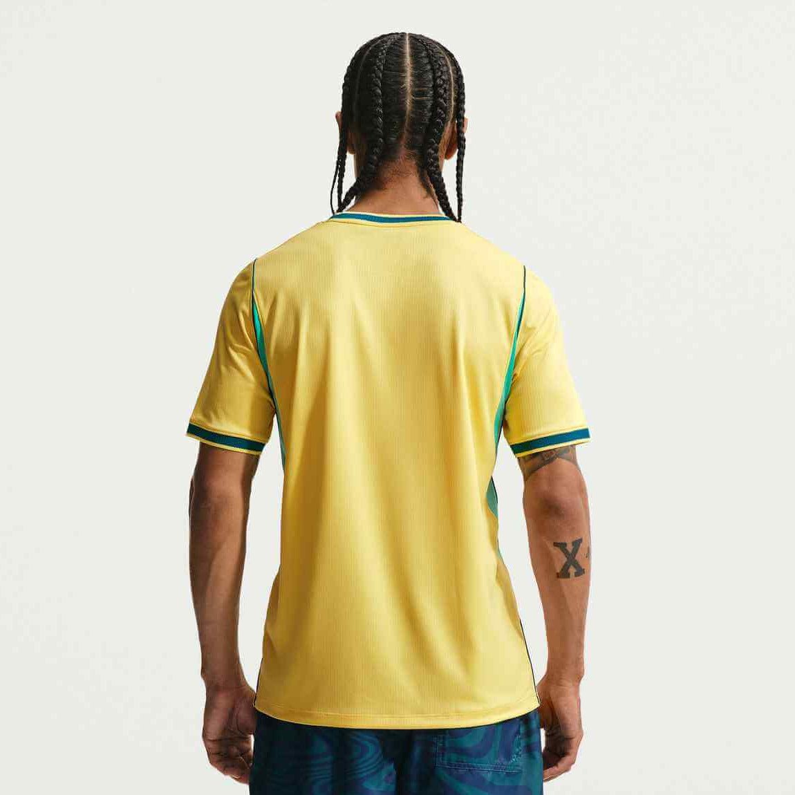 Nike 2026 Brazil Men's Stadium Home Soccer Jersey 4