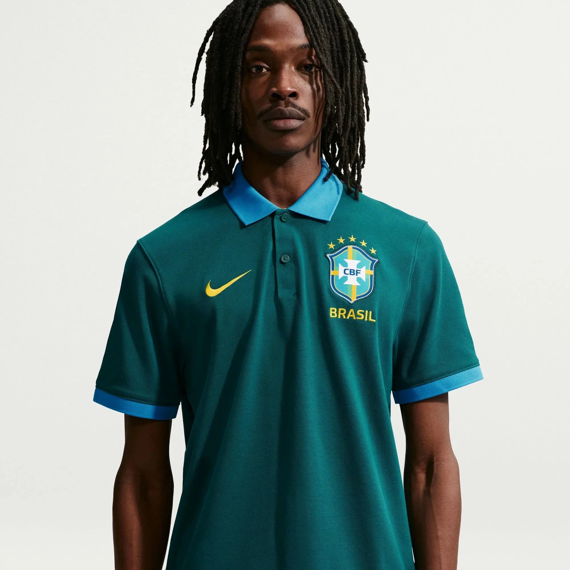 Nike 2026 Brazil Men's The Nike Polo 2.0 3