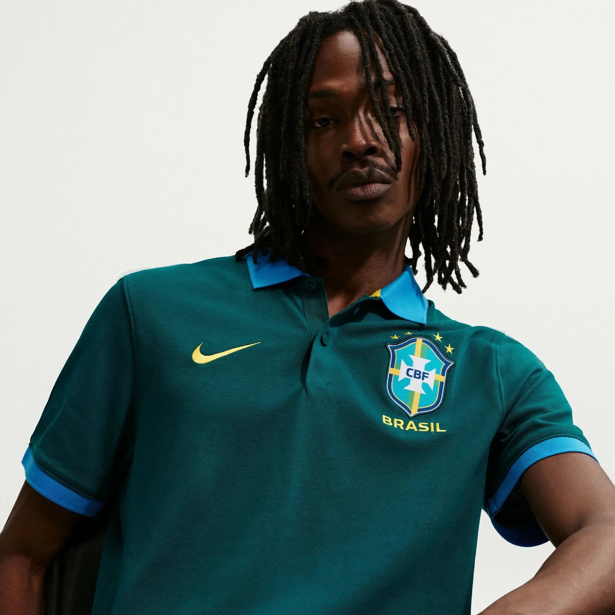 Nike 2026 Brazil Men's The Nike Polo 2.0 5