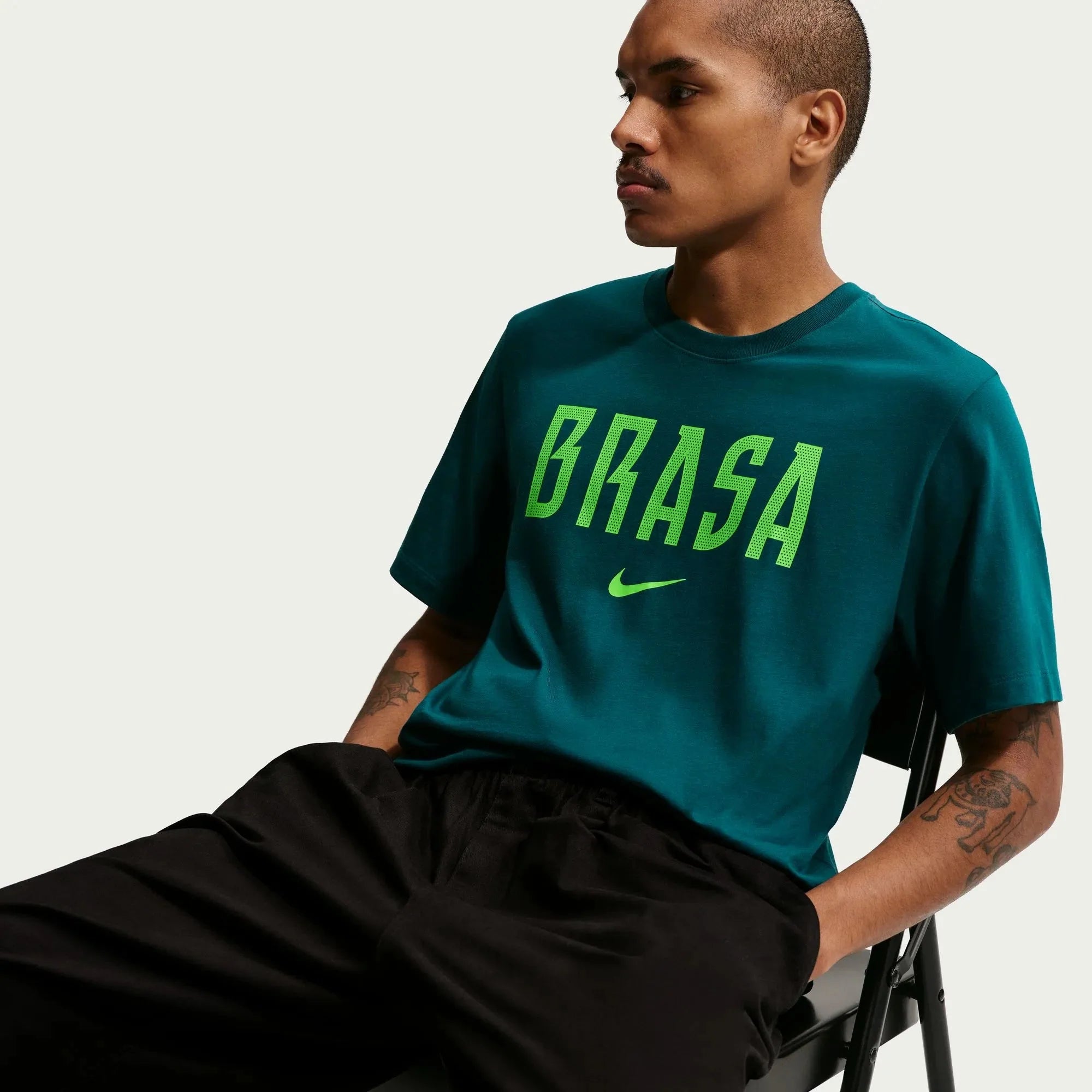 Nike 2026 Brazil Men's Wordmark Tee 3