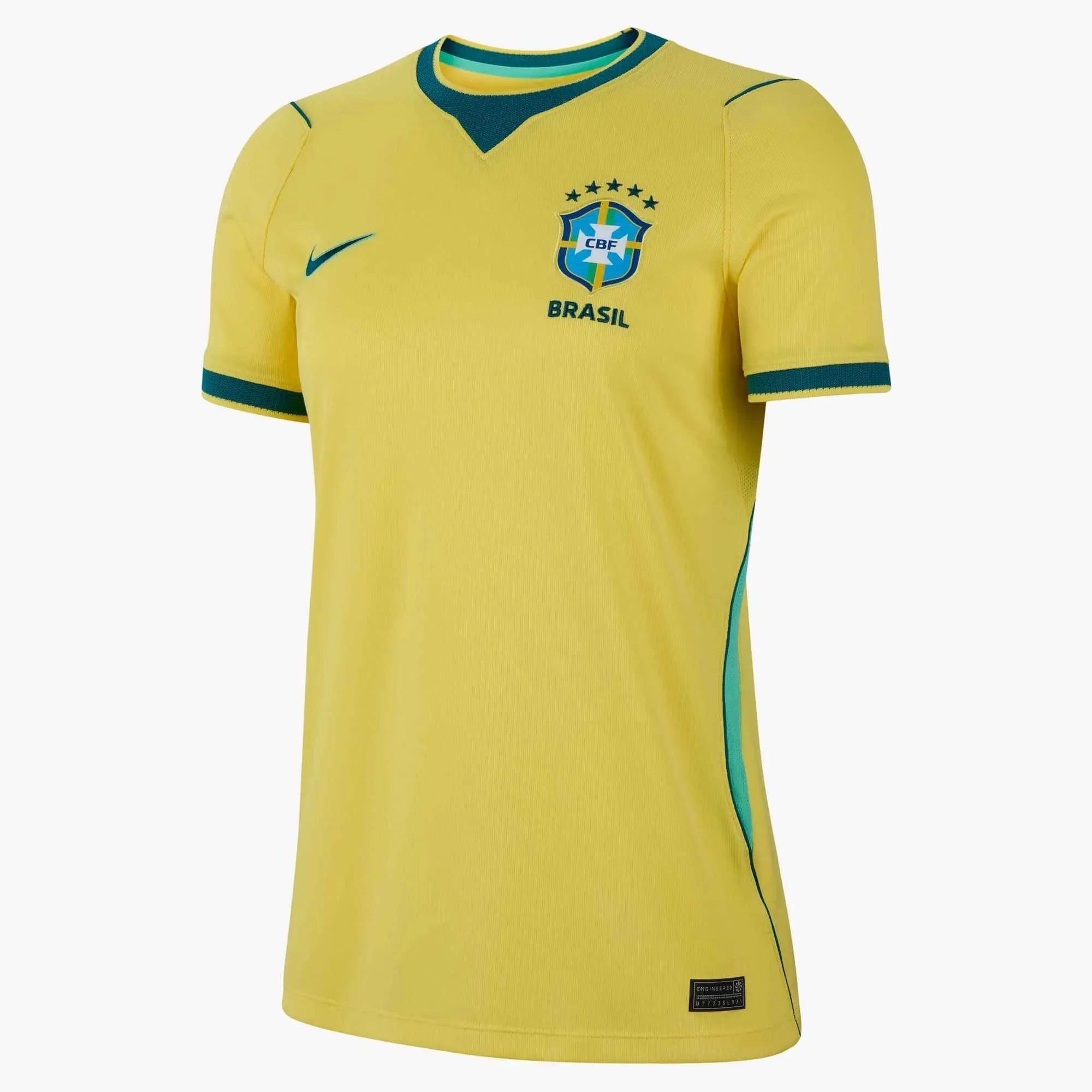 Nike 2026 Brazil Women's Stadium Home Soccer Jersey 1